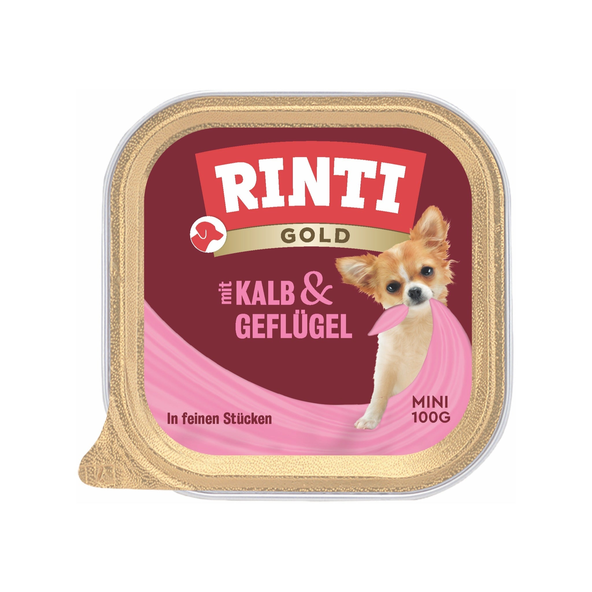 RINTI Gold mini Kalb & Geflügel - Hunde Nassfutter - Woofshack