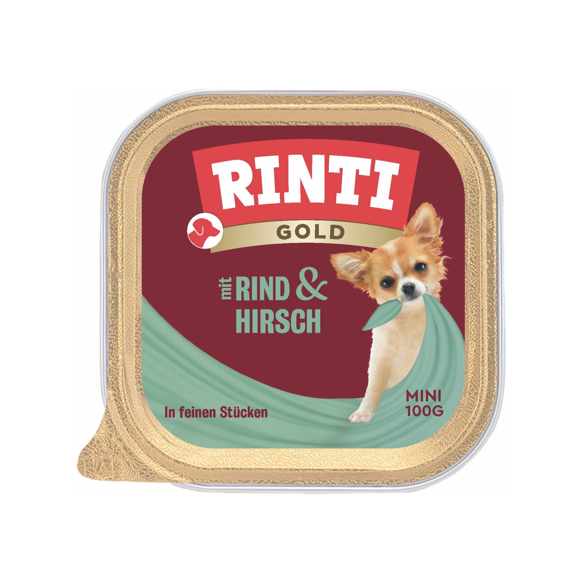 RINTI Gold mini Rind & Hirsch - Hunde Nassfutter - Woofshack