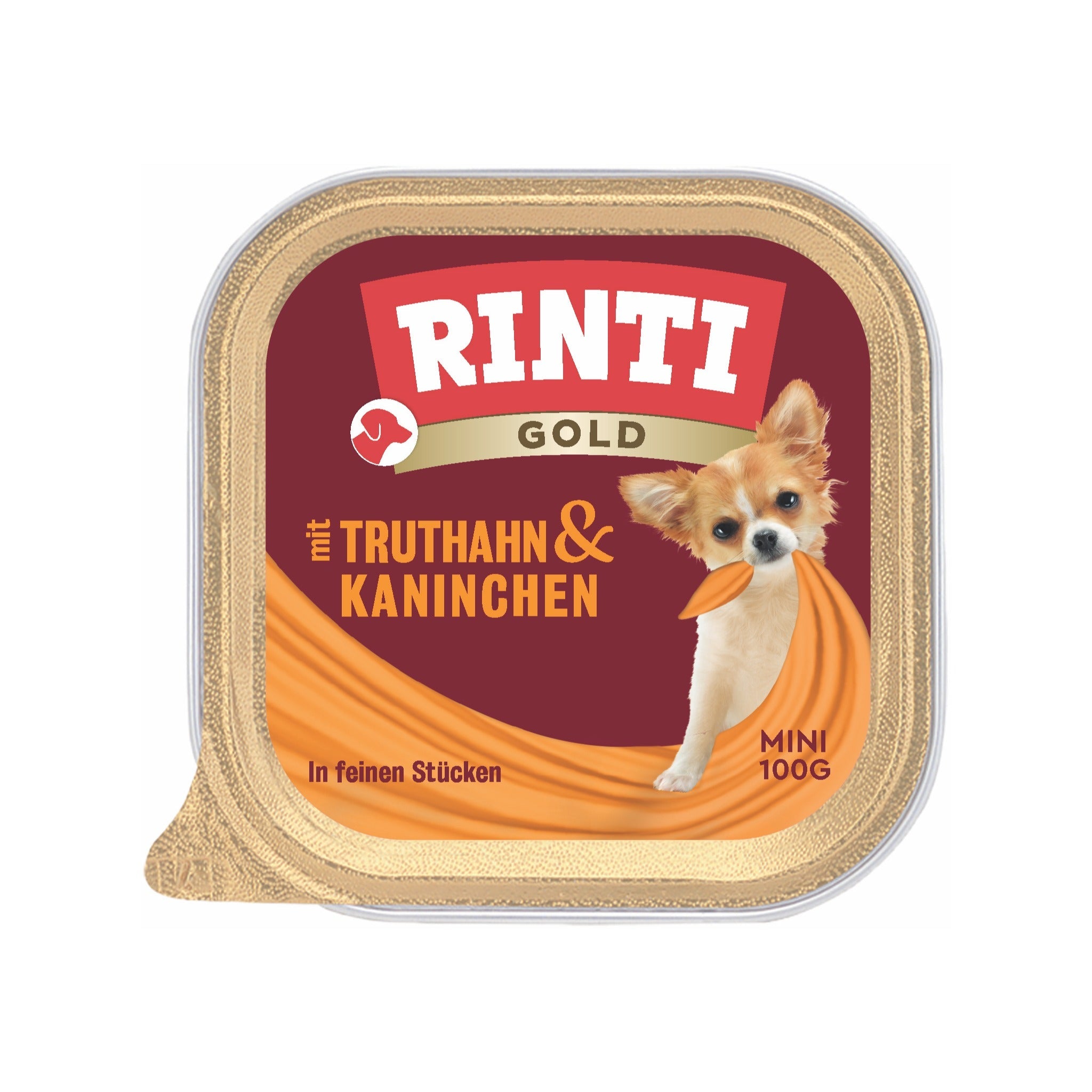 RINTI Gold mini Truthahn & Kaninchen - Hunde Nassfutter - Woofshack