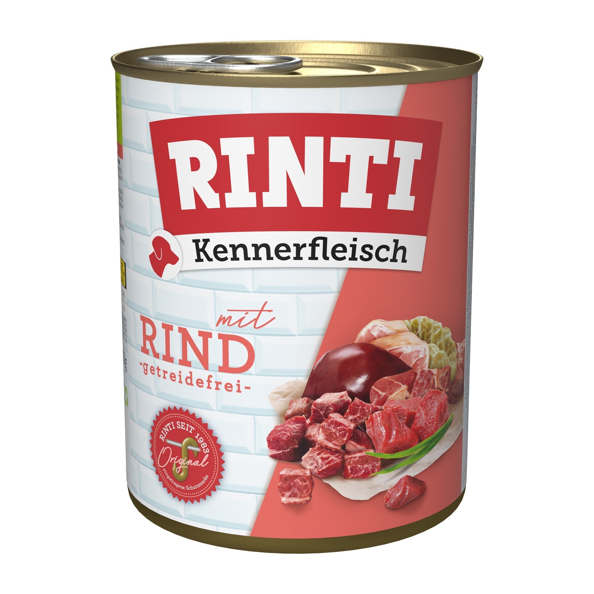 RINTI Kennerfleisch mit Rind - Hunde Nassfutter - Woofshack