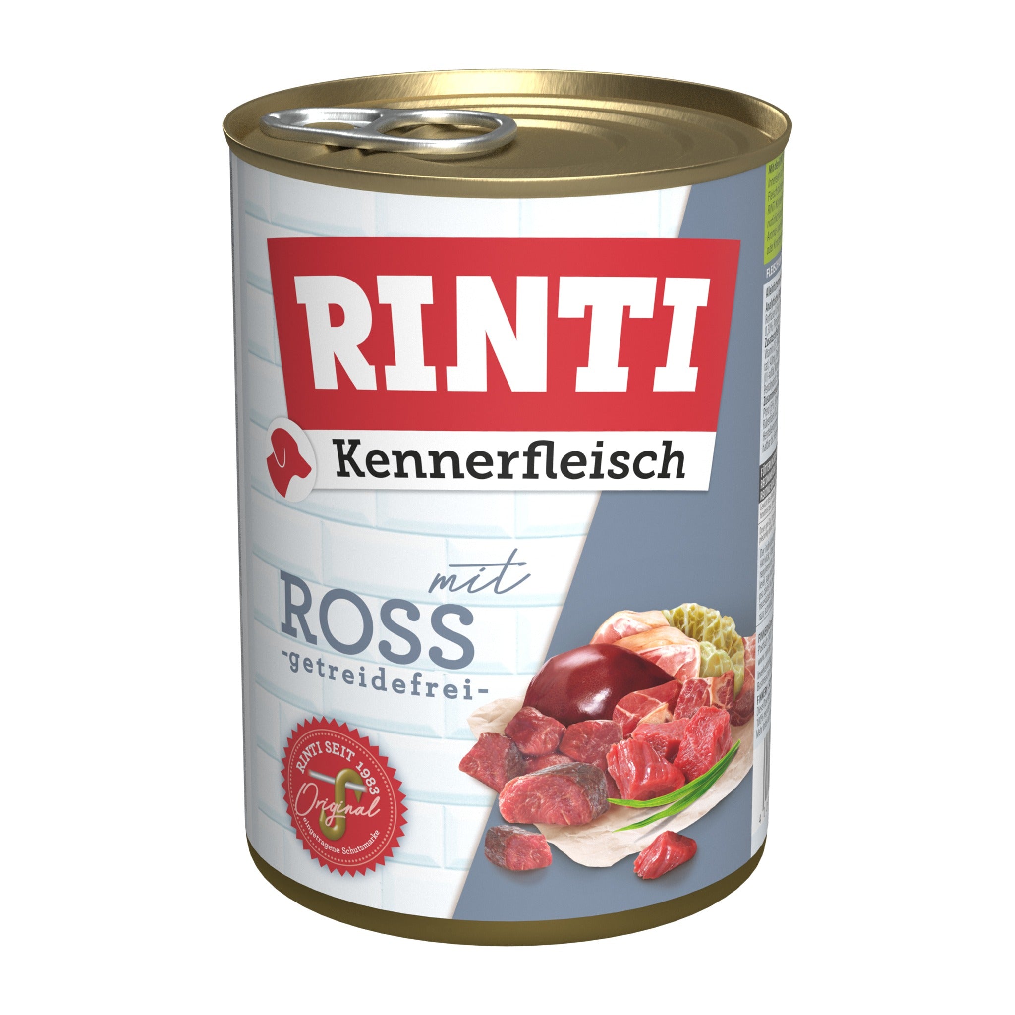 RINTI Kennerfleisch mit Ross - Hunde Nassfutter - Woofshack