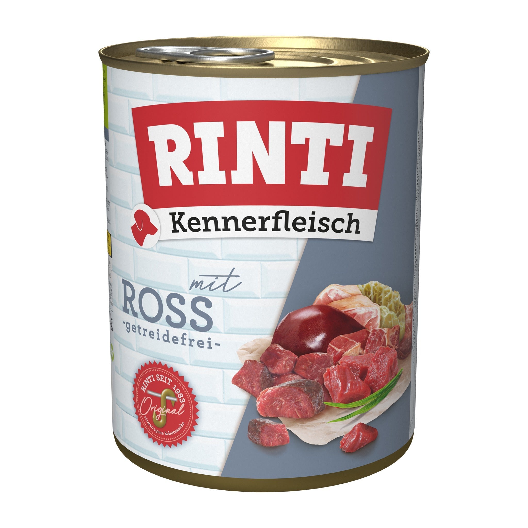 RINTI Kennerfleisch mit Ross - Hunde Nassfutter - Woofshack