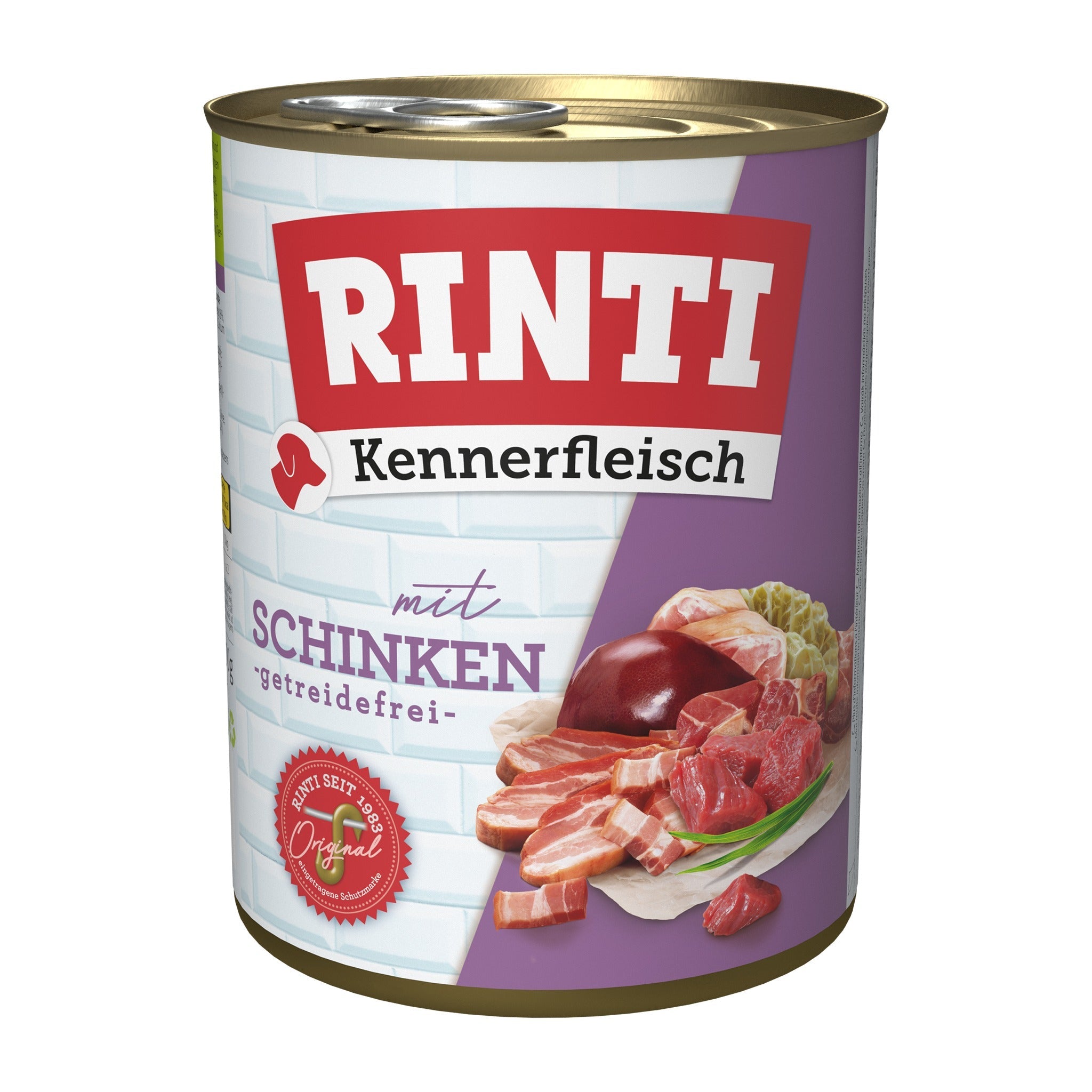 RINTI Kennerfleisch mit Schinken - Hunde Nassfutter - Woofshack