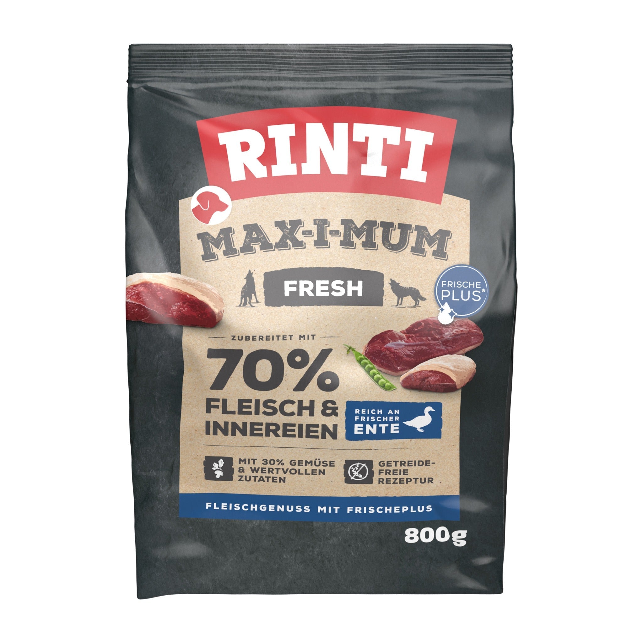 RINTI Max - i - Mum Adult Hundetrockenfutter - Ente - Woofshack