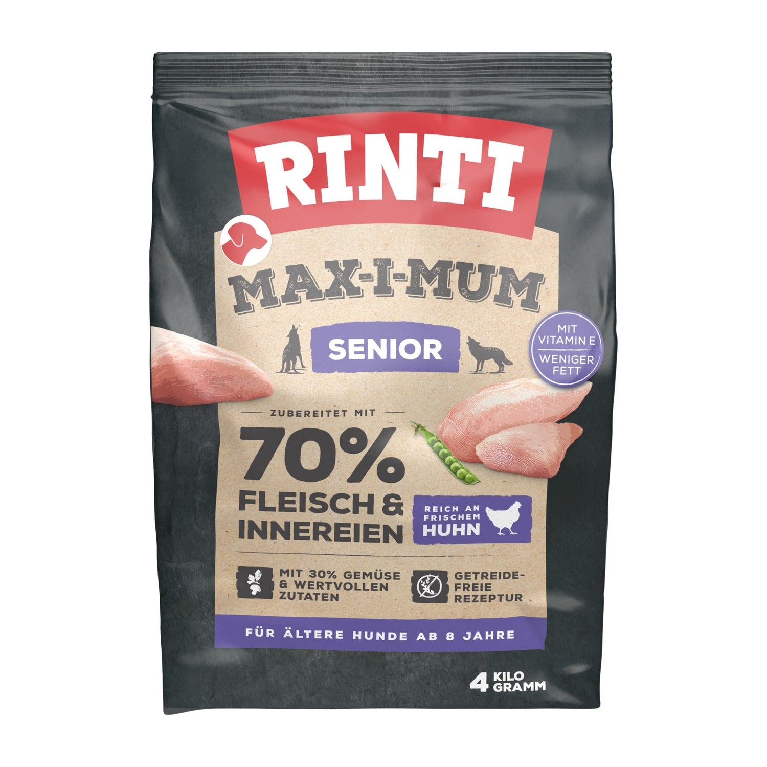 RINTI Max - i - Mum Senior Hundetrockenfutter - Huhn - Woofshack