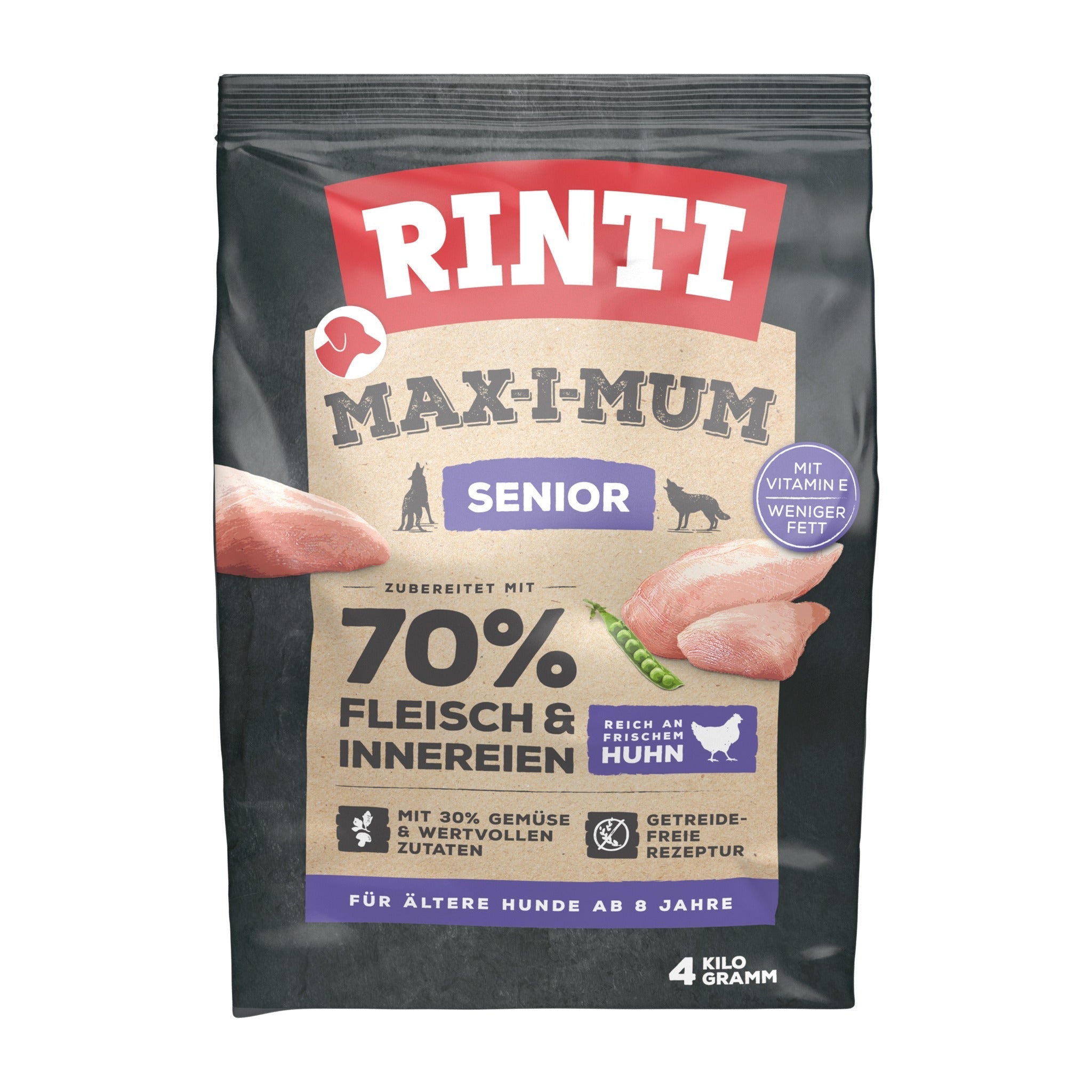 RINTI Max - i - Mum Senior Hundetrockenfutter - Huhn - Woofshack
