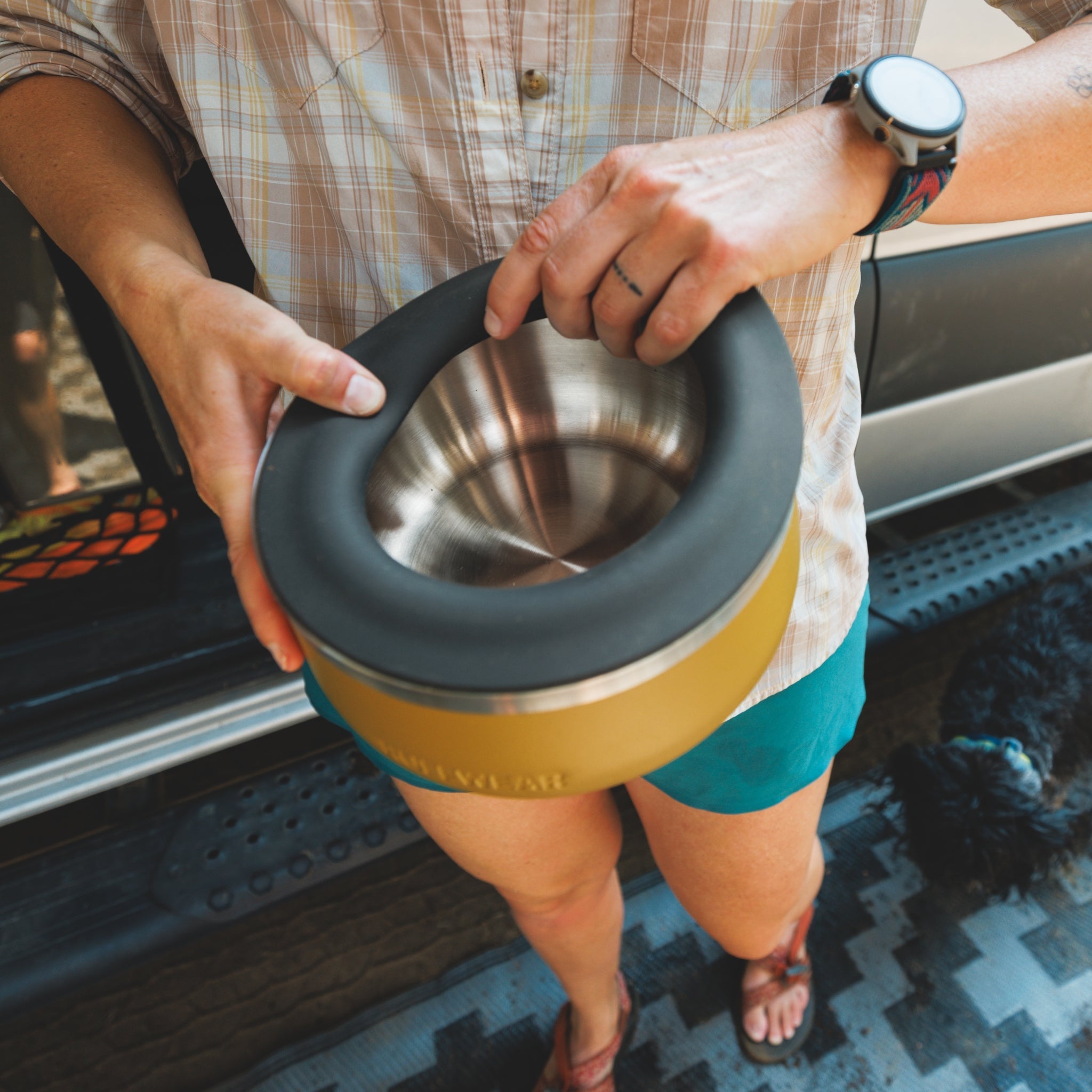 Ruffwear Basecamp Anti - Splash Insert – Spritzschutz - Einsatz für saubere Fütterung ohne Wasserverschüttung - Woofshack