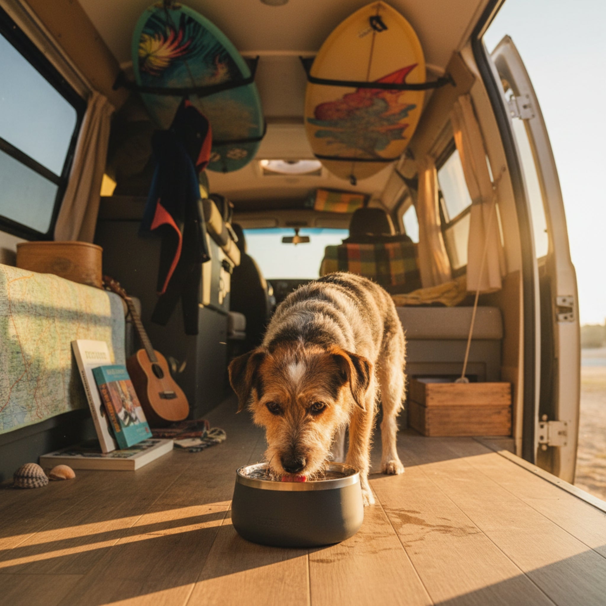 Ruffwear Basecamp Bowl – Robuster Premium Hundenapf aus Edelstahl für Outdoor-Abenteuer & Zuhause