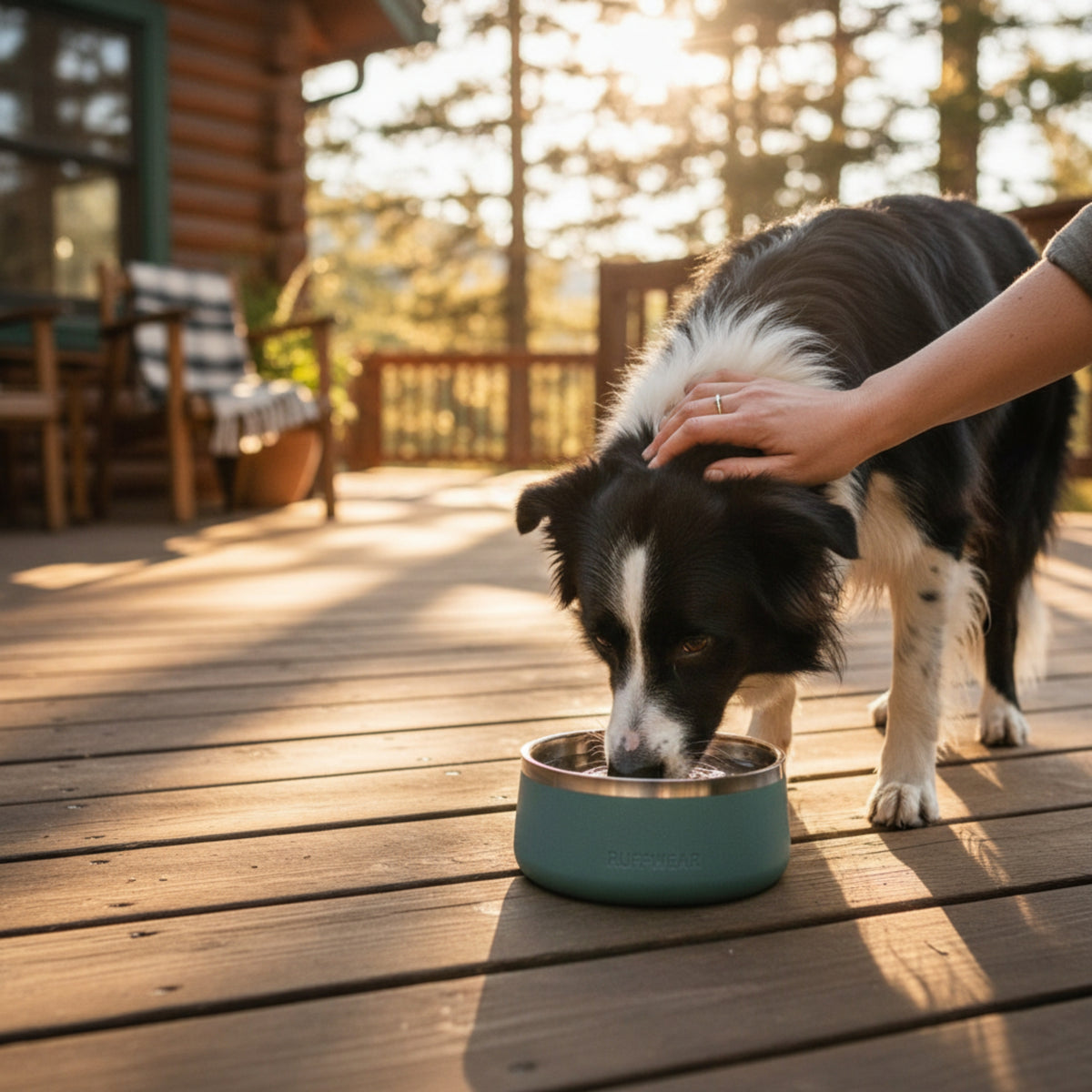 Ruffwear Basecamp Bowl – Robuster Premium Hundenapf aus Edelstahl für Outdoor-Abenteuer & Zuhause
