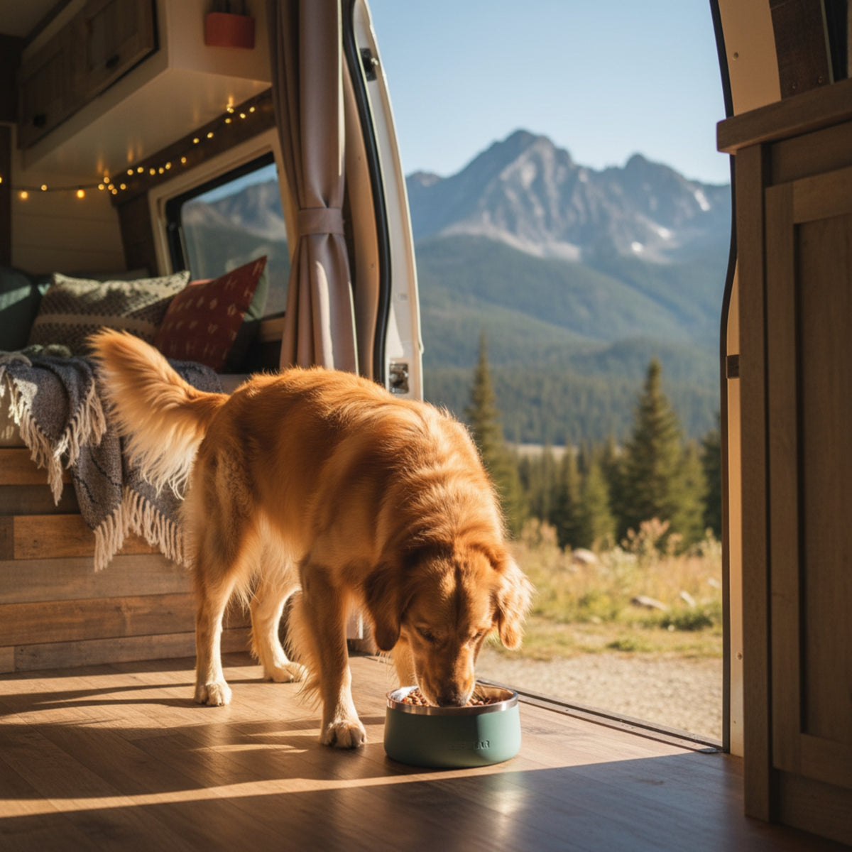 Ruffwear Basecamp Bowl – Robuster Premium Hundenapf aus Edelstahl für Outdoor-Abenteuer & Zuhause