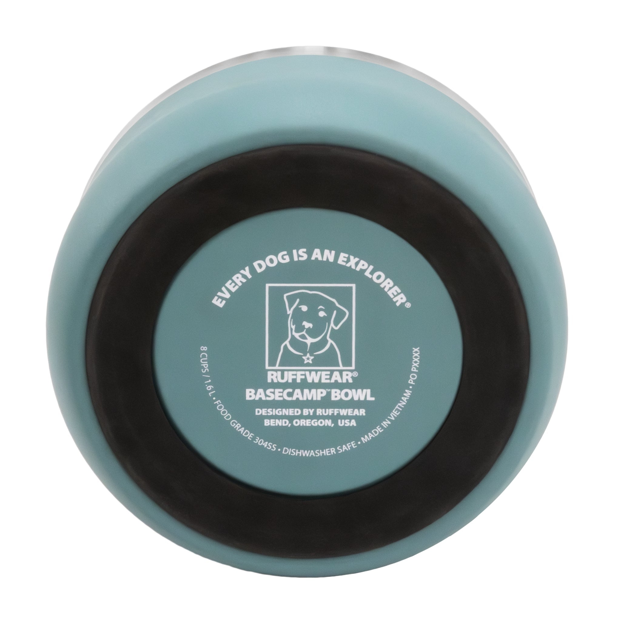 Ruffwear Basecamp Bowl – Robuster Premium Hundenapf aus Edelstahl für Outdoor - Abenteuer & Zuhause - Woofshack
