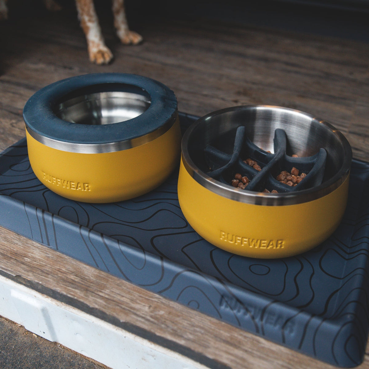 Ruffwear Basecamp Slow Feeder Insert – Anti - Schling - Einsatz für gesünderes Fressen & bessere Verdauung - Woofshack