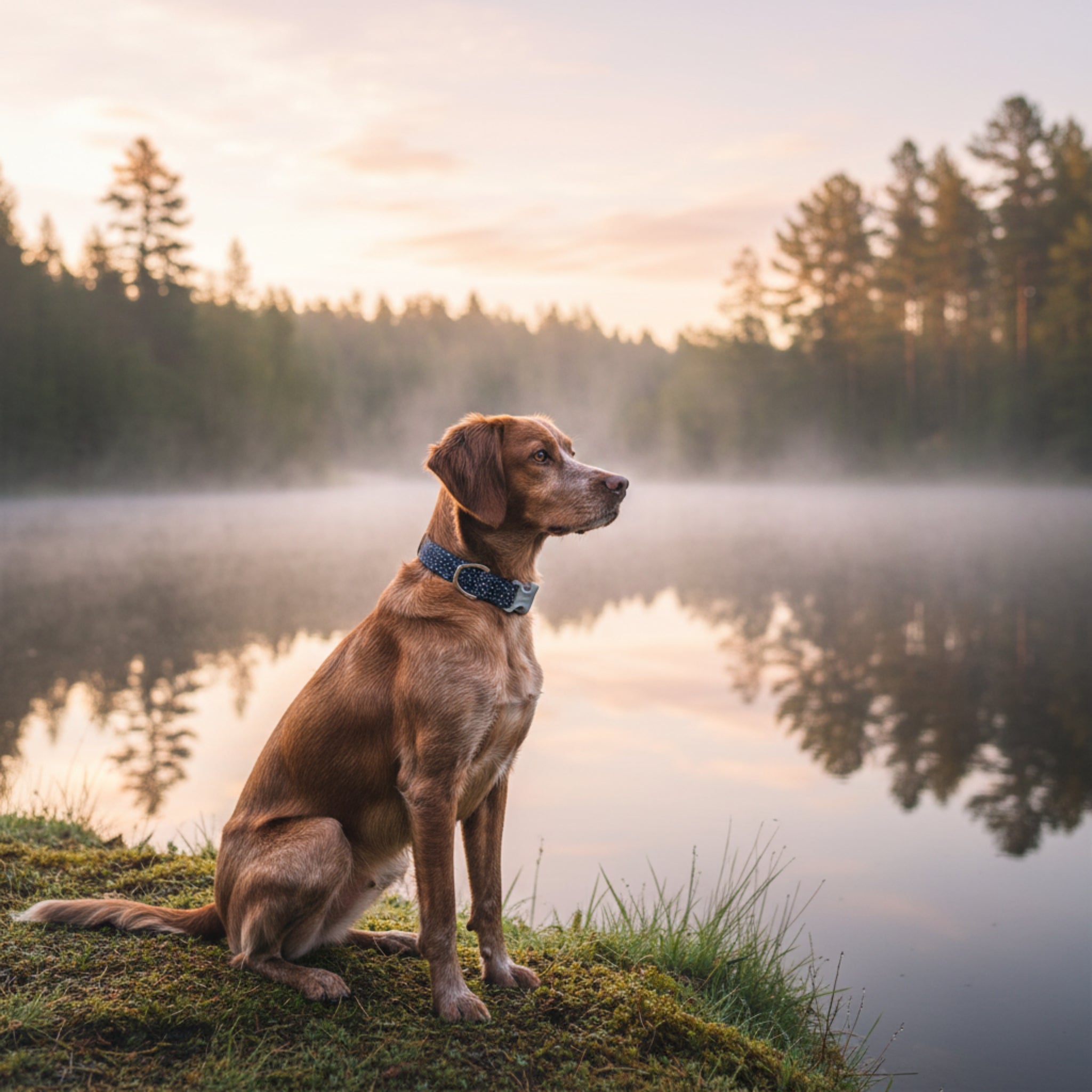 Ruffwear Confluence Collar – Wasserdichtes, geruchsneutrales Hundehalsband mit Reflektoren - Woofshack