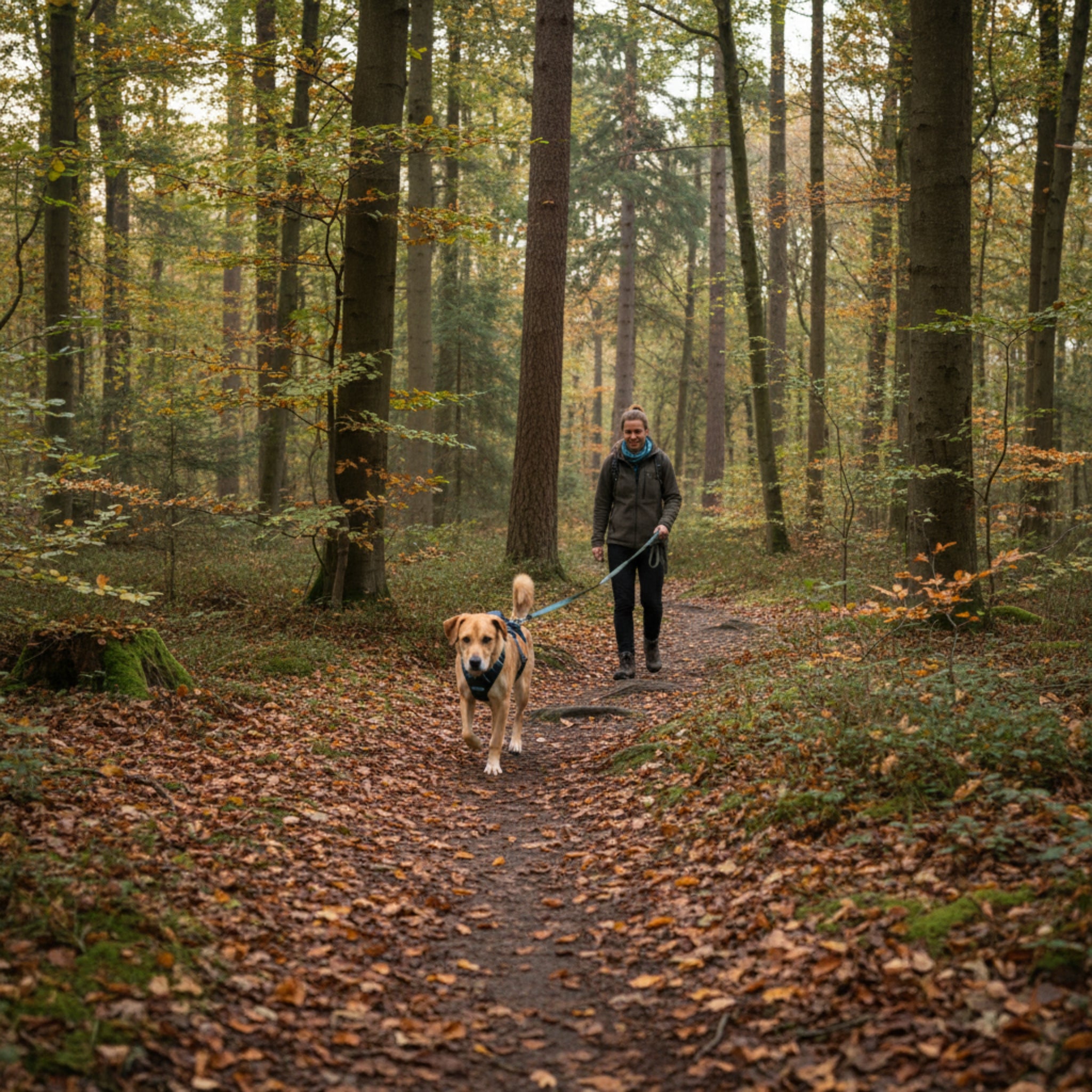 Ruffwear Flagline Harness – 6-fach verstellbares Hundegeschirr für perfekte & ausbruchsichere Passform, verstärkter Kontrollgriff für aktive Hunde