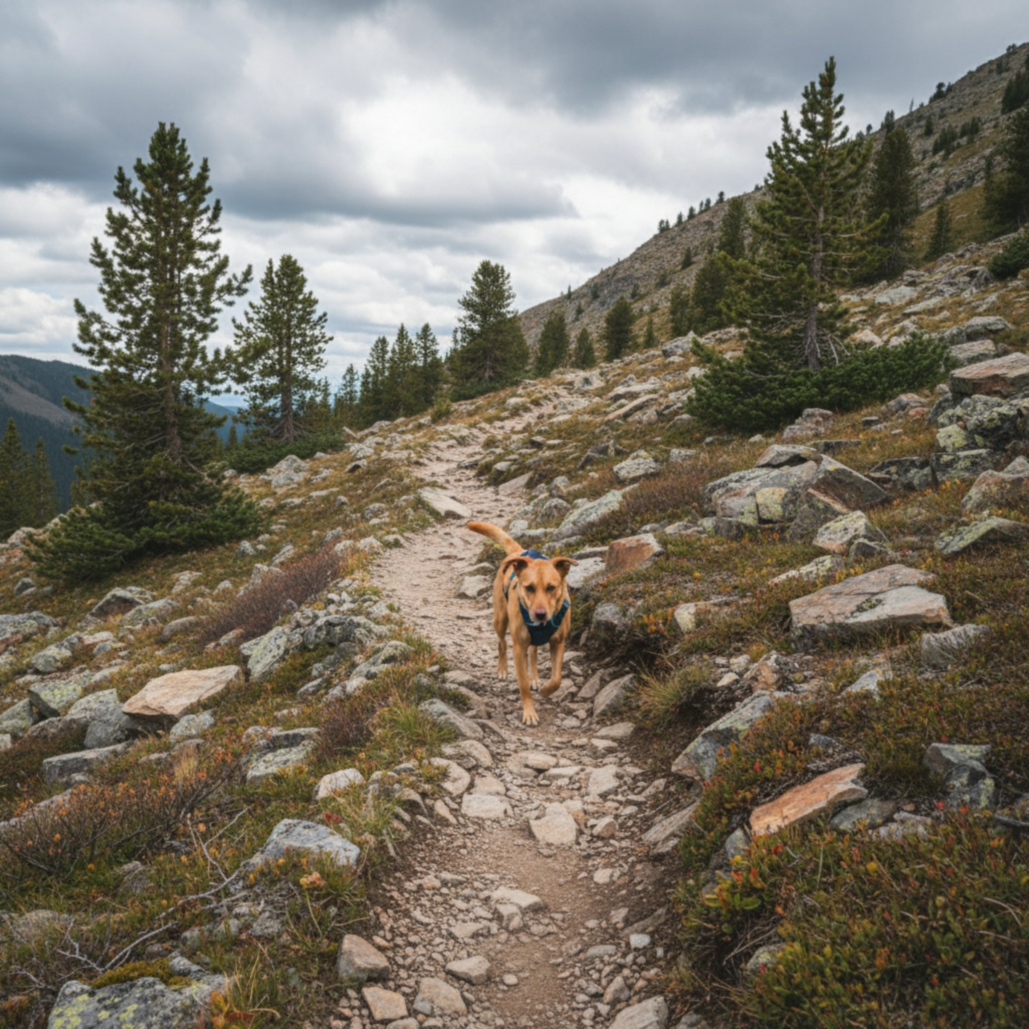 Ruffwear Flagline Harness – 6-fach verstellbares Hundegeschirr für perfekte & ausbruchsichere Passform, verstärkter Kontrollgriff für aktive Hunde