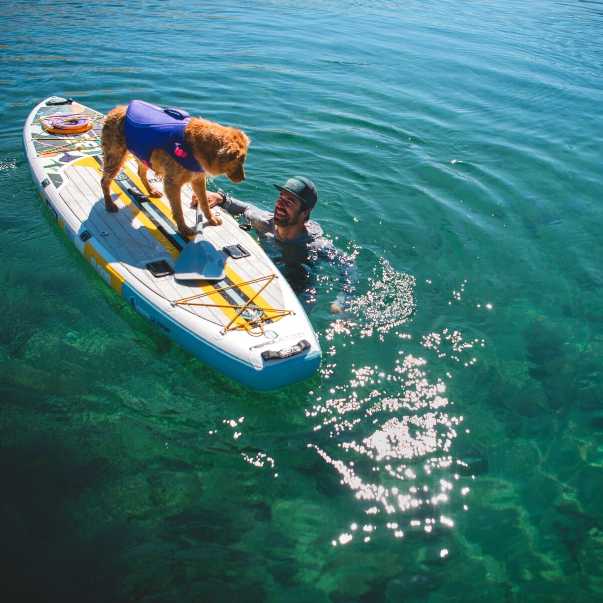 Ruffwear Float Coat Hundeschwimmweste – Maximaler Auftrieb & Rettungsgriff für sicheres Schwimmen, Wassersport & Bootstouren mit deinem Hund