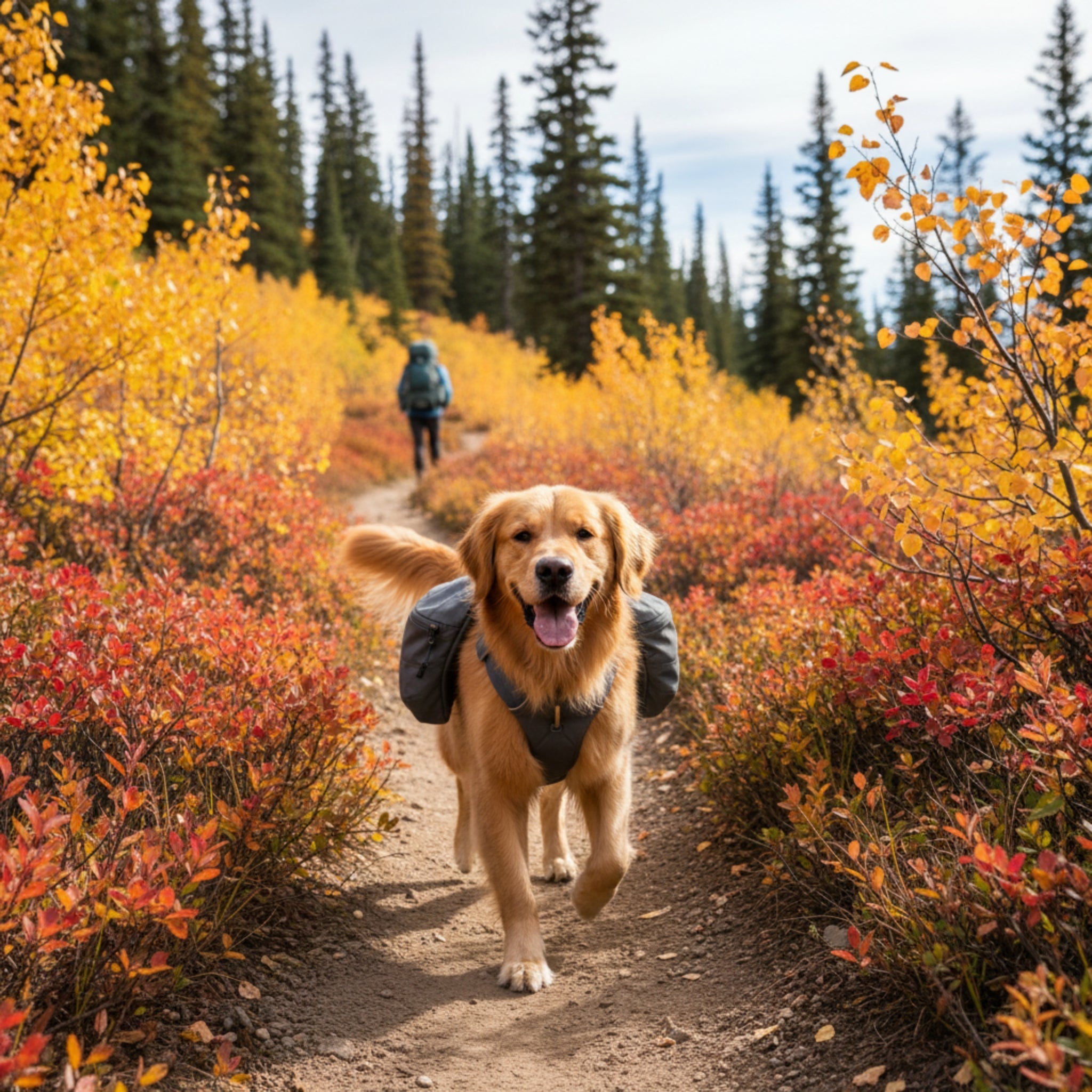 Ruffwear Front Range Day Pack – Hundegeschirr mit Packtaschen für Wanderungen & Outdoor - Abenteuer - Woofshack