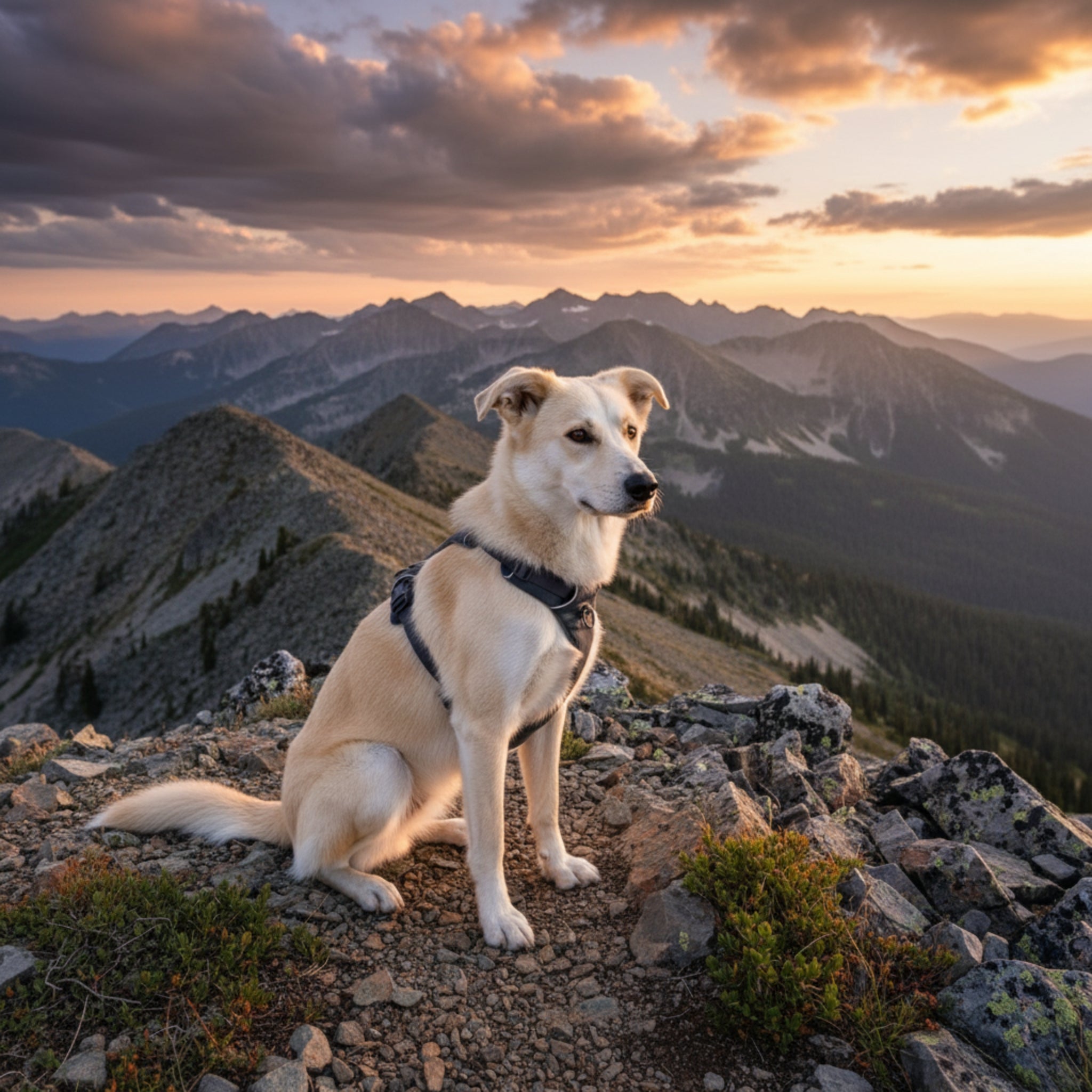 Ruffwear Front Range Harness – Premium Hundegeschirr mit Brustring gegen Ziehen, gepolstert für maximalen Komfort bei Spaziergängen & Outdoor-Abenteuern