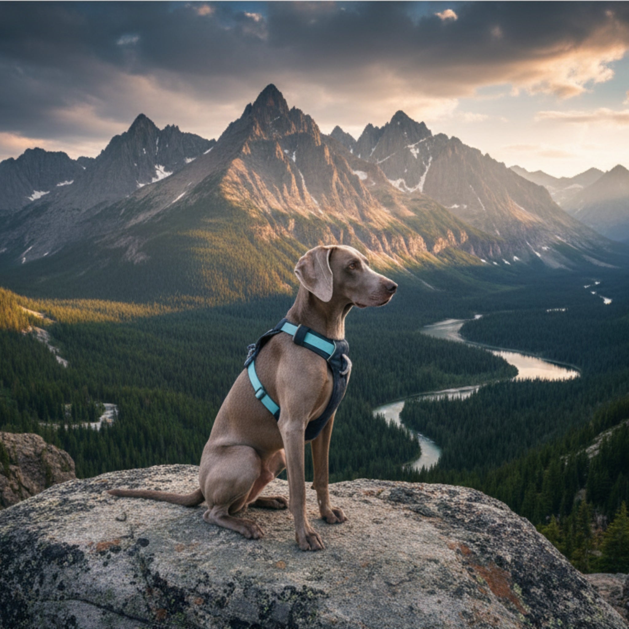 Ruffwear Hi & Light Harness Hundegeschirr - Ultraleicht & Schnelltrocknend - Woofshack