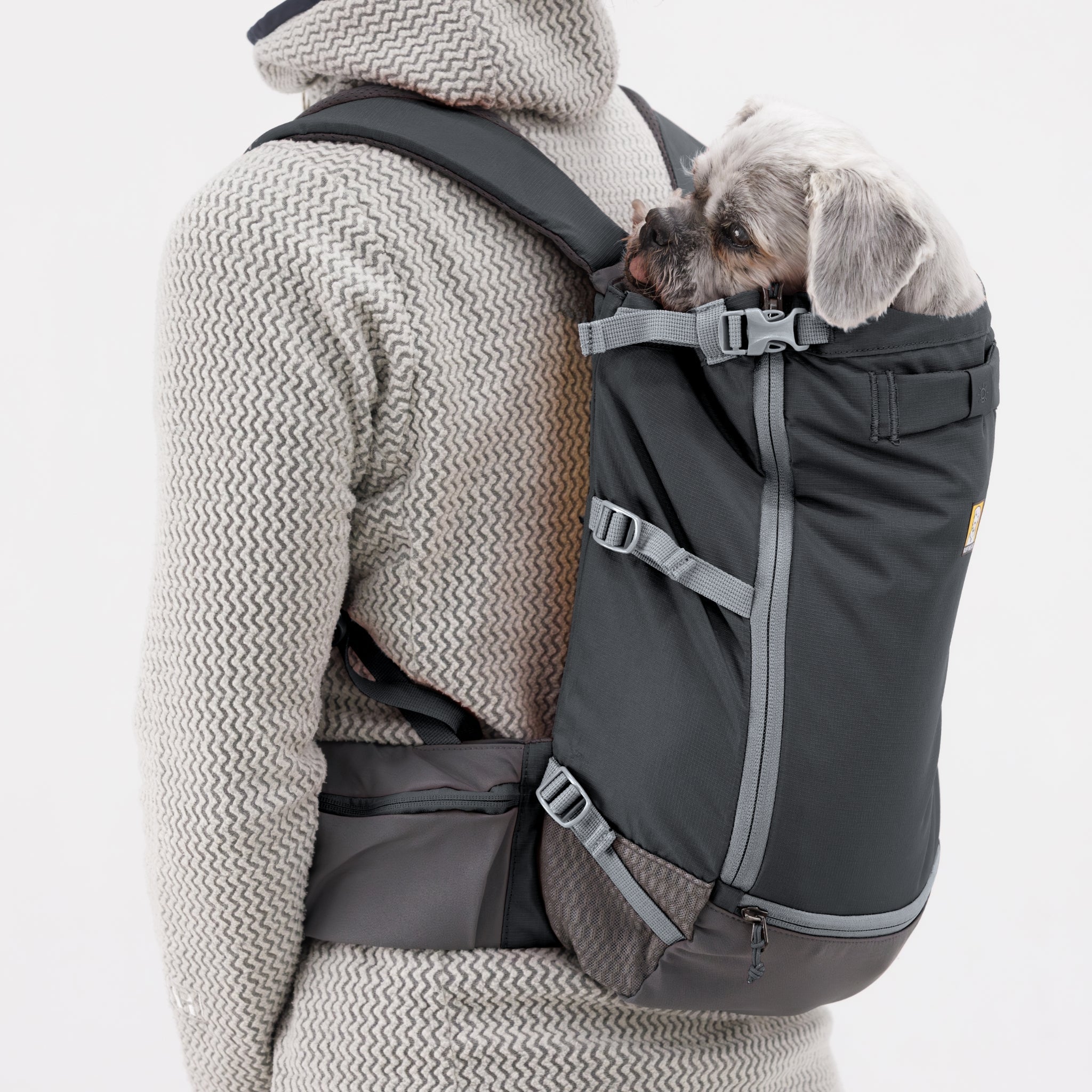 Ruffwear Hitch Hiker Dog Backpack Carrier – Komfortable Hunderucksack - Tragetasche für Abenteuer & sichere Transporte - Woofshack