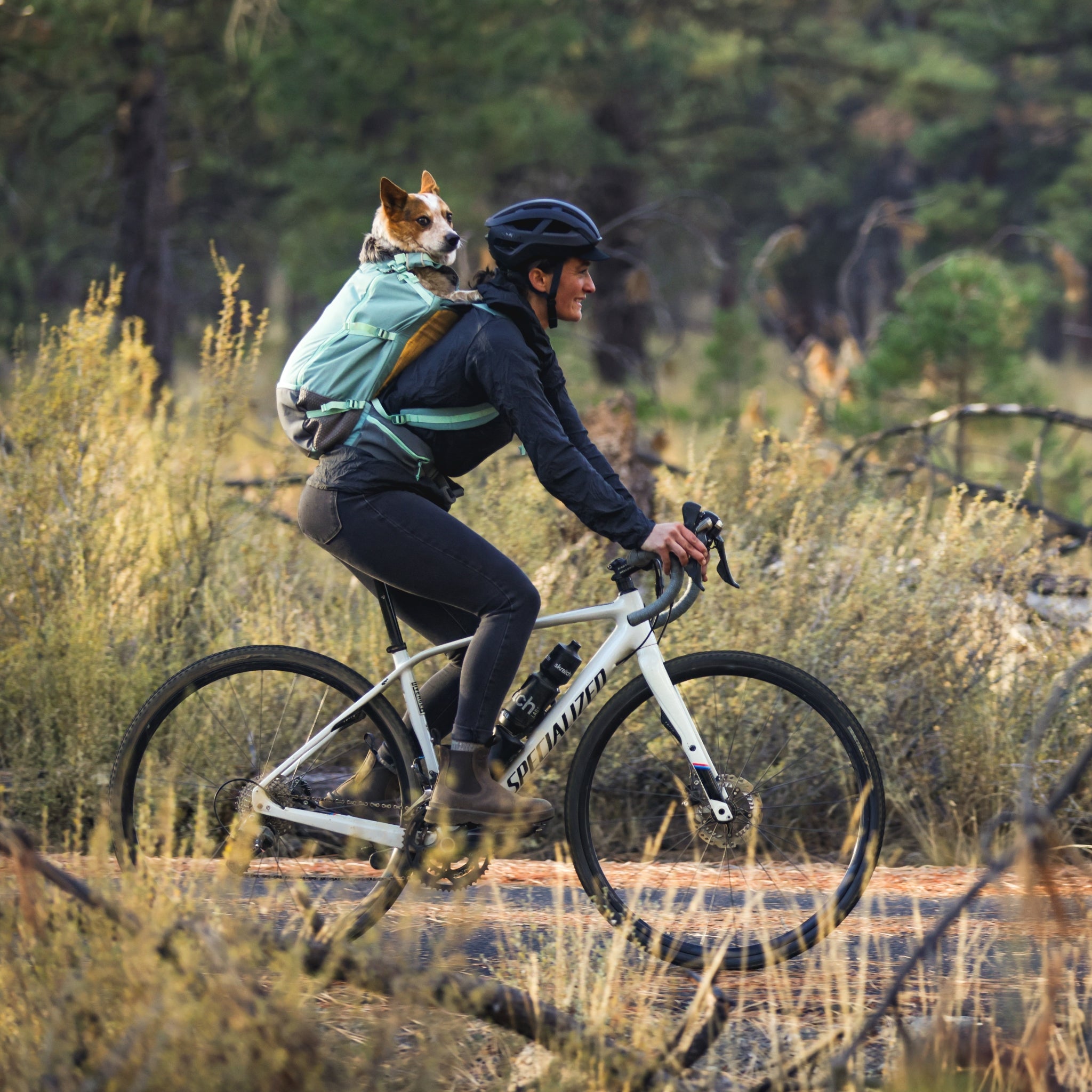 Ruffwear Hitch Hiker Dog Backpack Carrier – Komfortable Hunderucksack - Tragetasche für Abenteuer & sichere Transporte - Woofshack