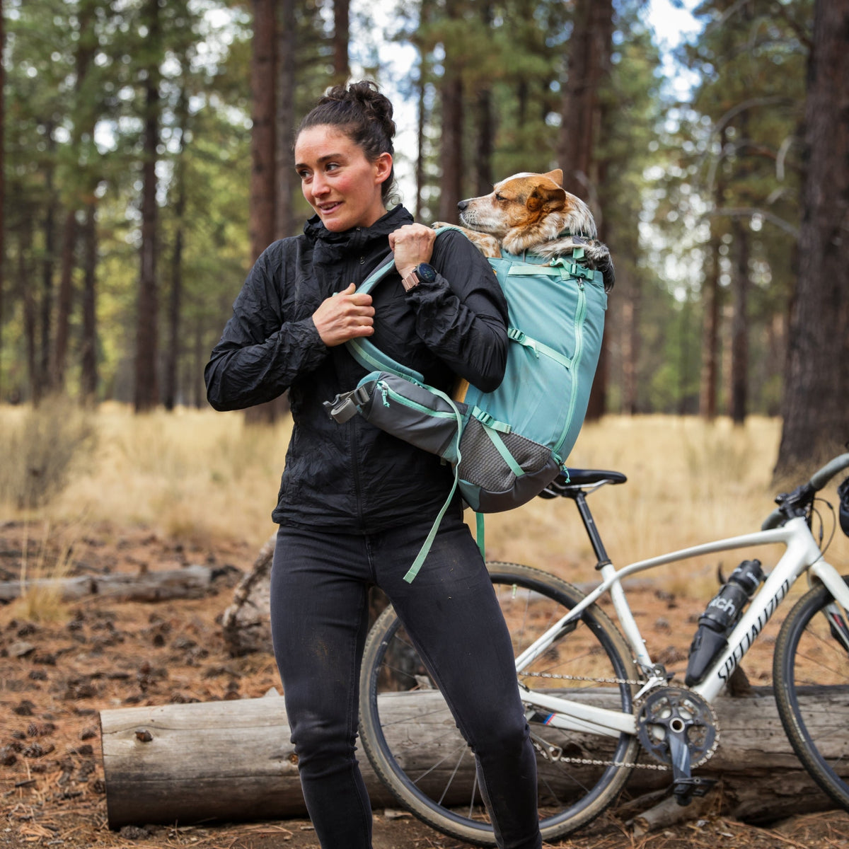Ruffwear Hitch Hiker Dog Backpack Carrier – Komfortable Hunderucksack - Tragetasche für Abenteuer & sichere Transporte - Woofshack