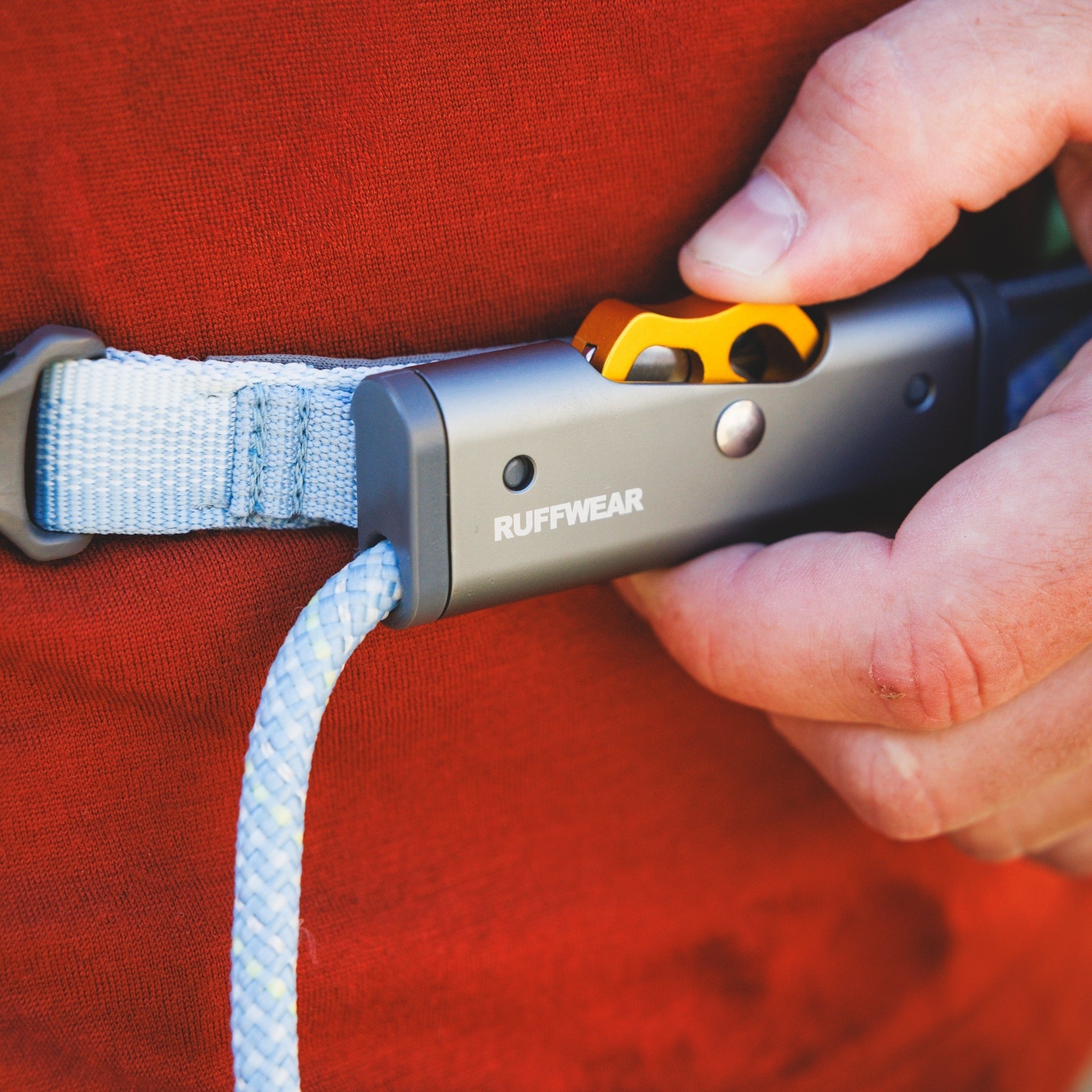 Ruffwear Hitch Hiker Leash – Premium Hüftleine mit verstellbarer Seilleine für freihändiges Wandern mit aktiven Hunden - Woofshack