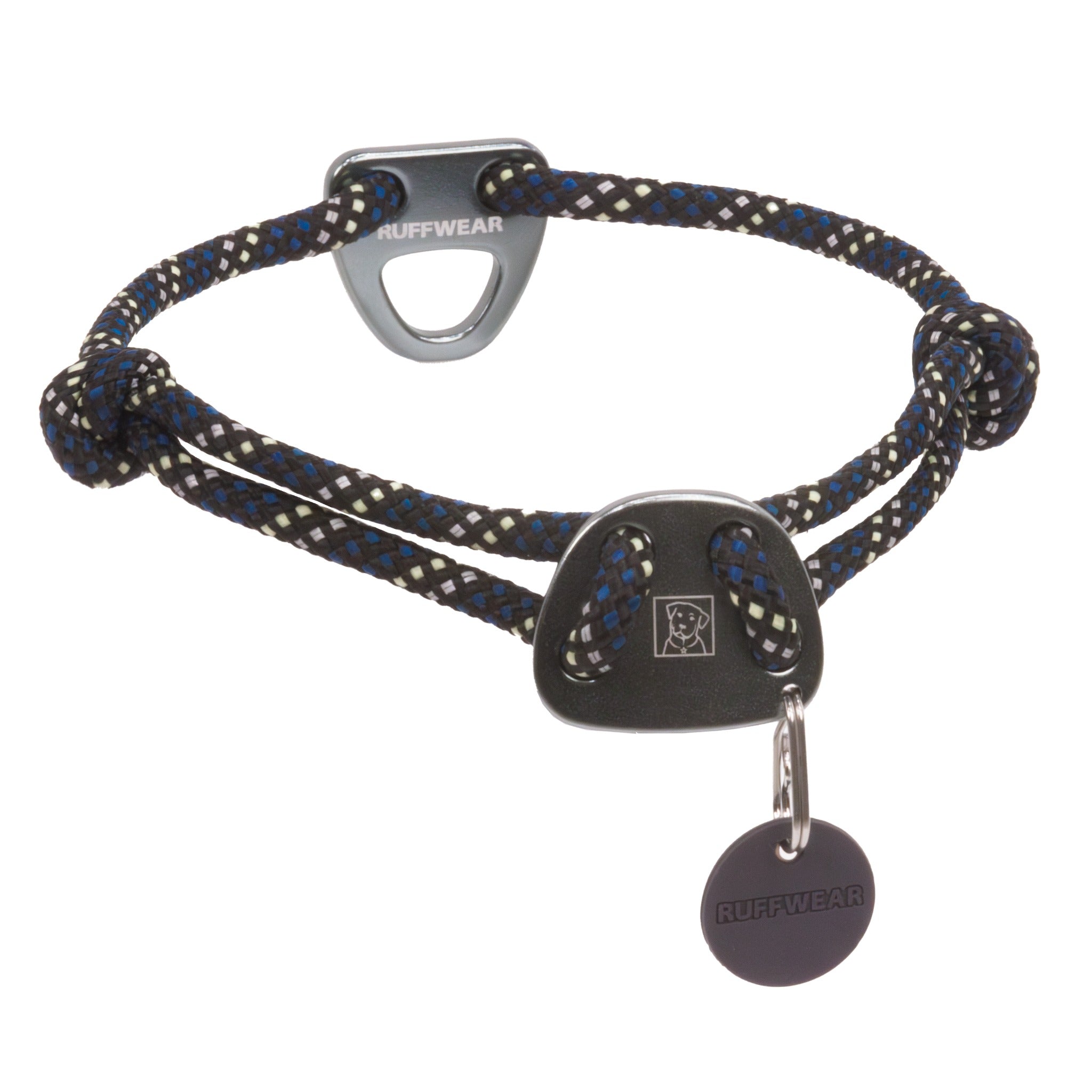 Ruffwear Knot-a-Collar – Reflektierendes Premium-Hundehalsband aus robustem Kletterseil für aktive Hunde