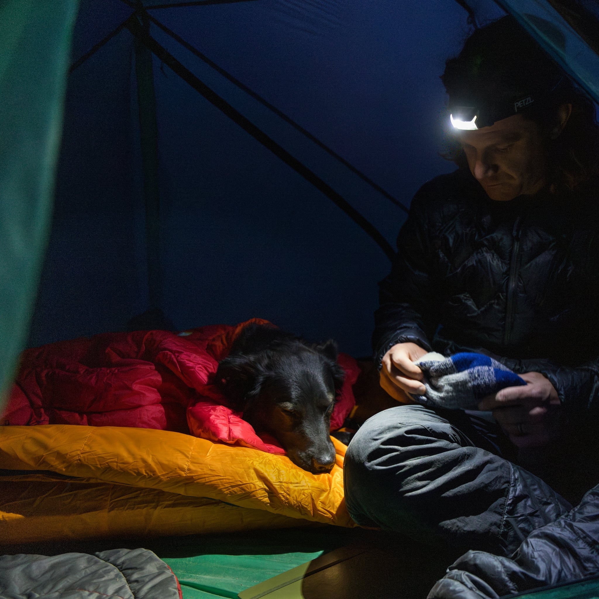 Ruffwear Palisades Sleep Poncho – Isolierter Outdoor - Schlafponcho für kalte Nächte und Camping - Abenteuer mit Hund - Woofshack