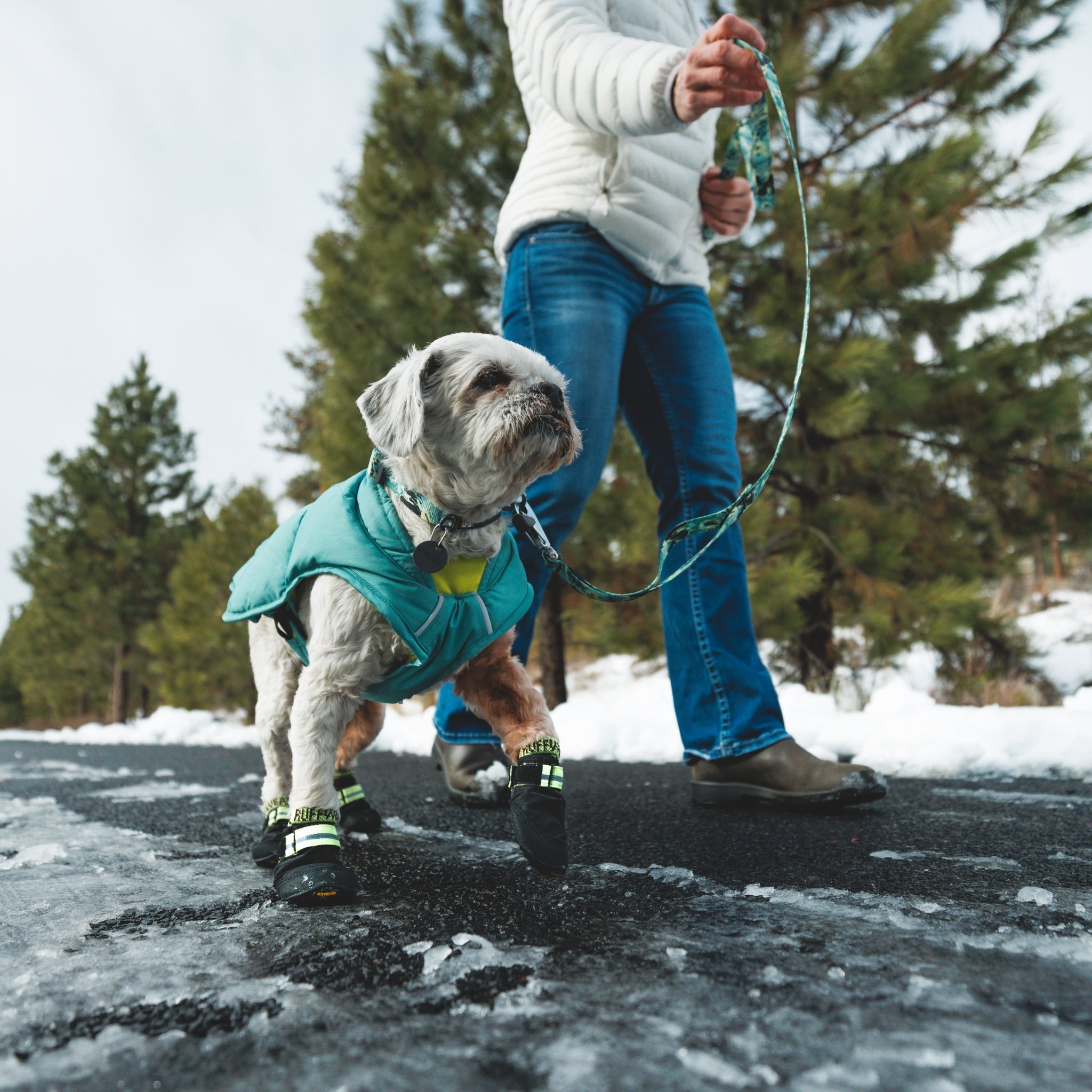 Ruffwear Summit Trex Hundeschuhe – Ultimativer Pfotenschutz mit rutschfester Sohle für Wanderungen, Stadt & Alltag bei jedem Wetter - Woofshack
