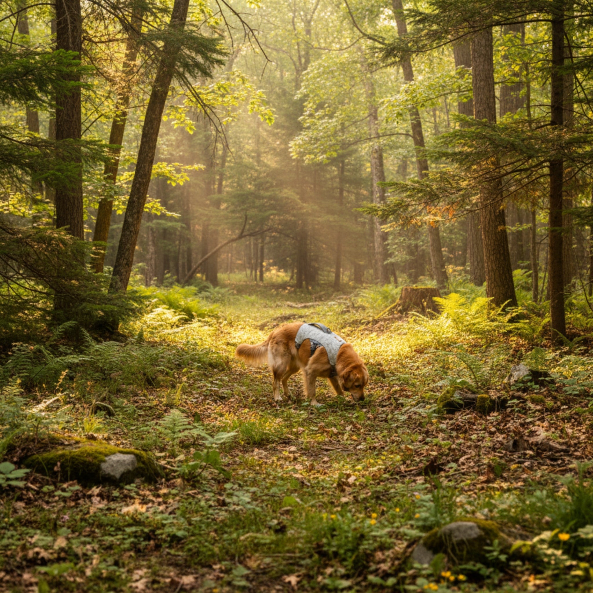 Ruffwear Swamp Cooler Harness – Kühlgeschirr für Hunde bei Hitze mit reflektierenden Elementen - Woofshack