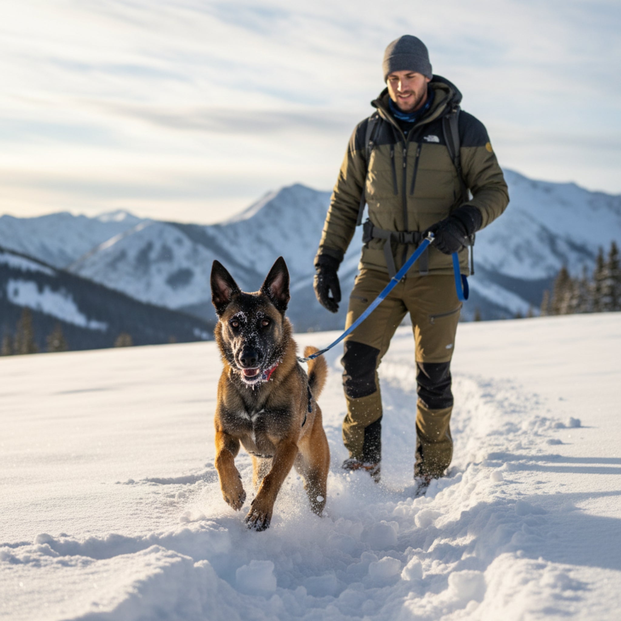 Ruffwear Switchbak Hundeleine - Rutschfester Griff für Kontrolle bei Nässe & Regen - Woofshack