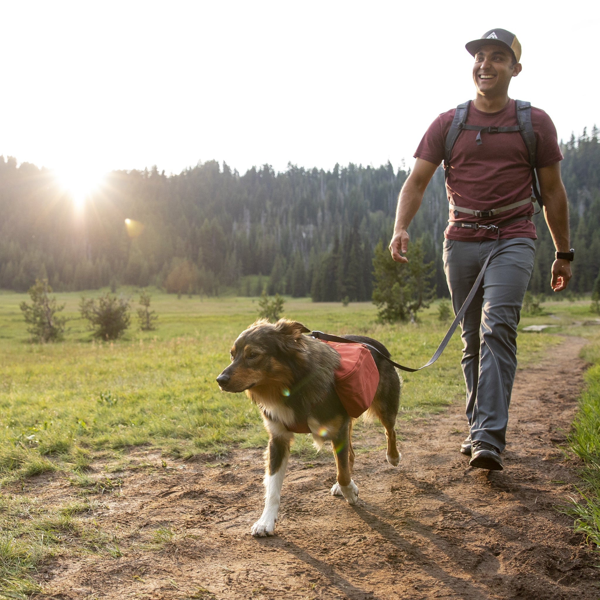 Ruffwear Switchbak Hundeleine - Rutschfester Griff für Kontrolle bei Nässe & Regen - Woofshack