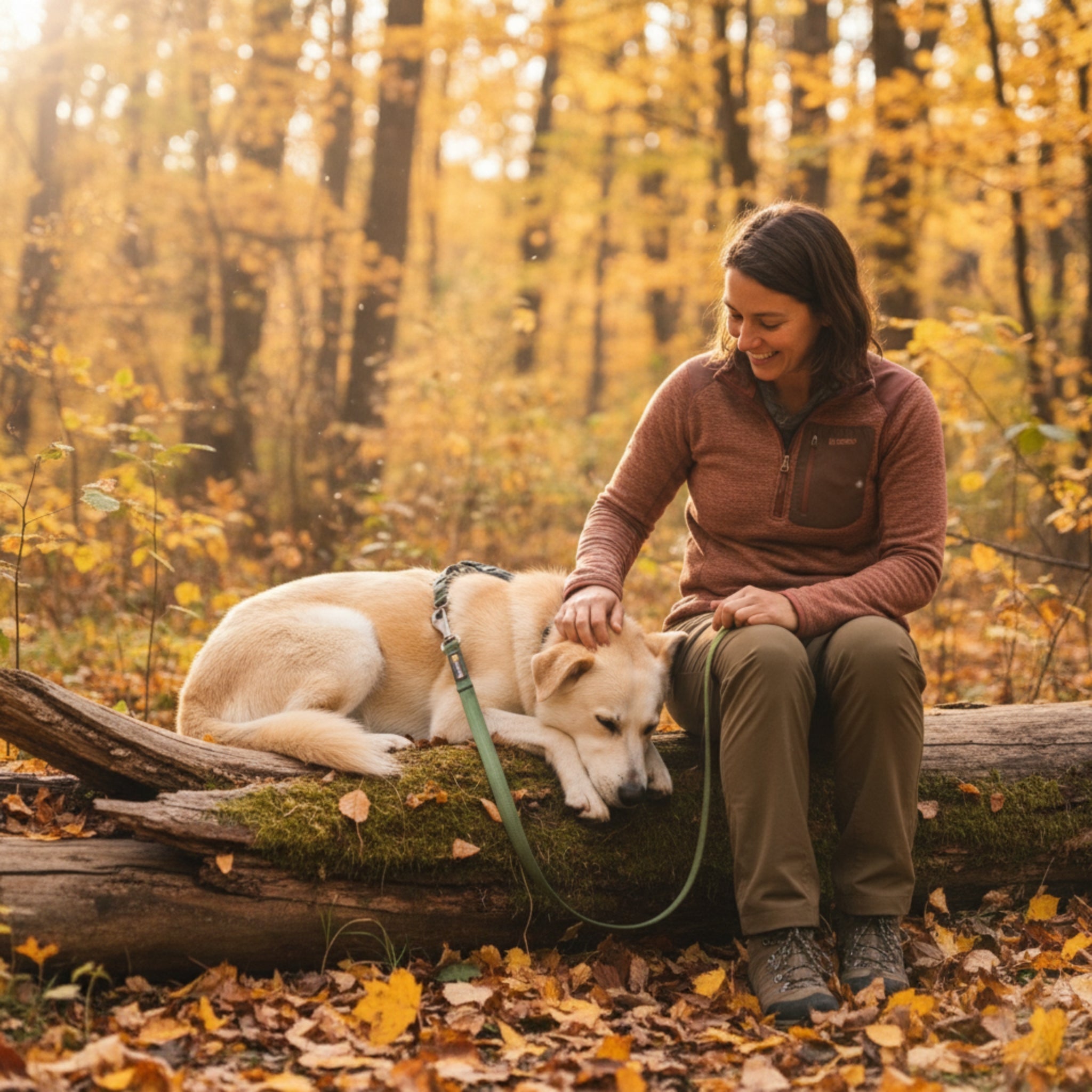 Ruffwear Switchbak Hundeleine - Rutschfester Griff für Kontrolle bei Nässe & Regen - Woofshack