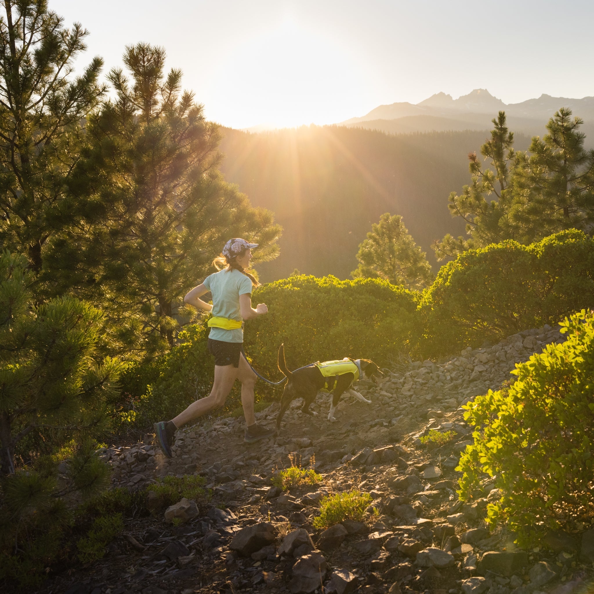 Ruffwear Trail Runner Running Vest – Ultraleichte Laufweste & Trinkrucksack für aktive Hunde - Woofshack