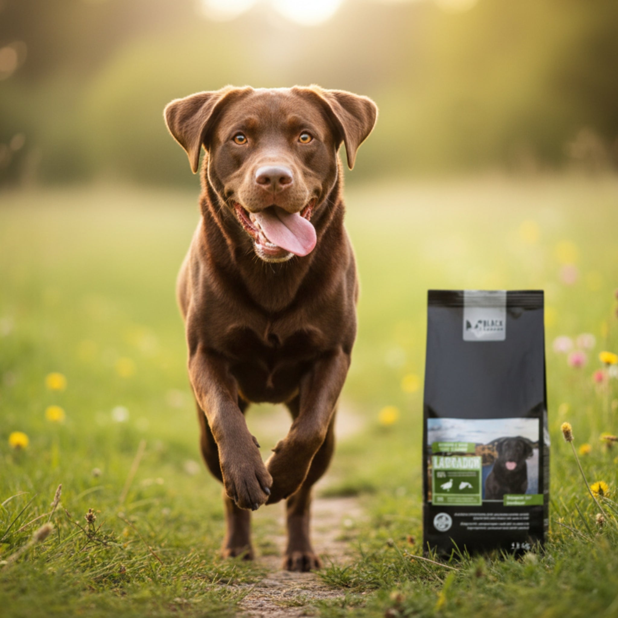 Speziell für Labrador & Retriever entwickelt, mit optimiertem Energiegehalt gegen Übergewicht – Black Canyon Truthahn & Lachs Trockenfutter, getreidefrei, gelenkschonend mit Grünlippmuschel - Woofshack