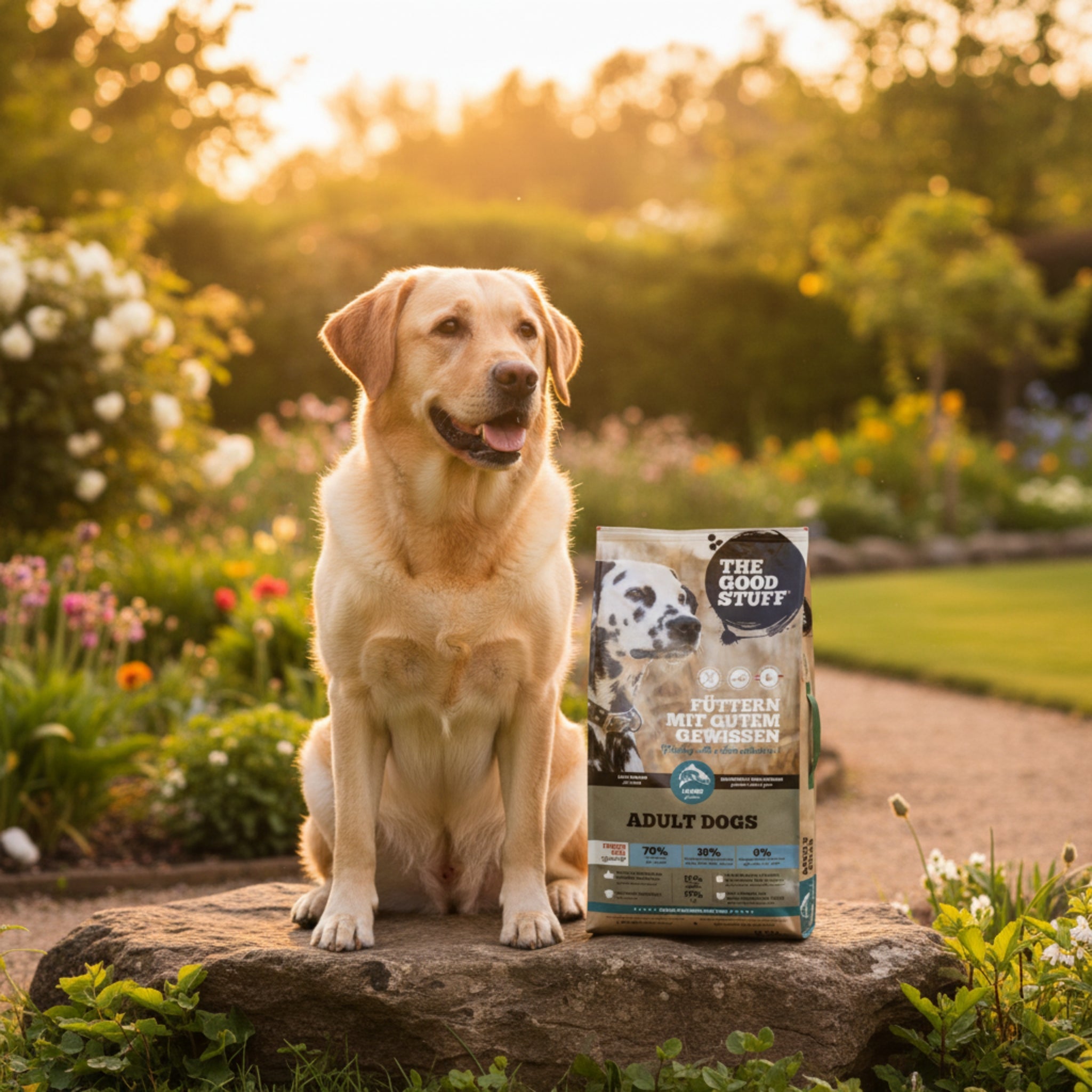 The Goodstuff Adult Dogs Lachs Trockenfutter – Getreidefreie Premium - Vollnahrung für vitale, gesunde Hunde - Woofshack