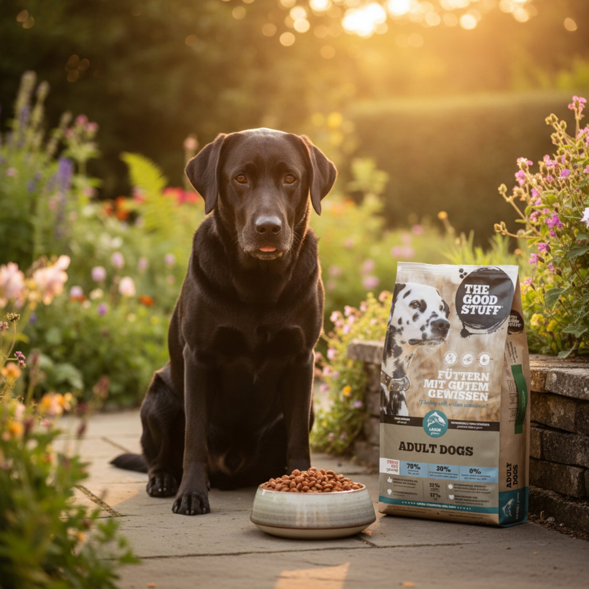 The Goodstuff Adult Dogs Lachs Trockenfutter – Getreidefreie Premium - Vollnahrung für vitale, gesunde Hunde - Woofshack