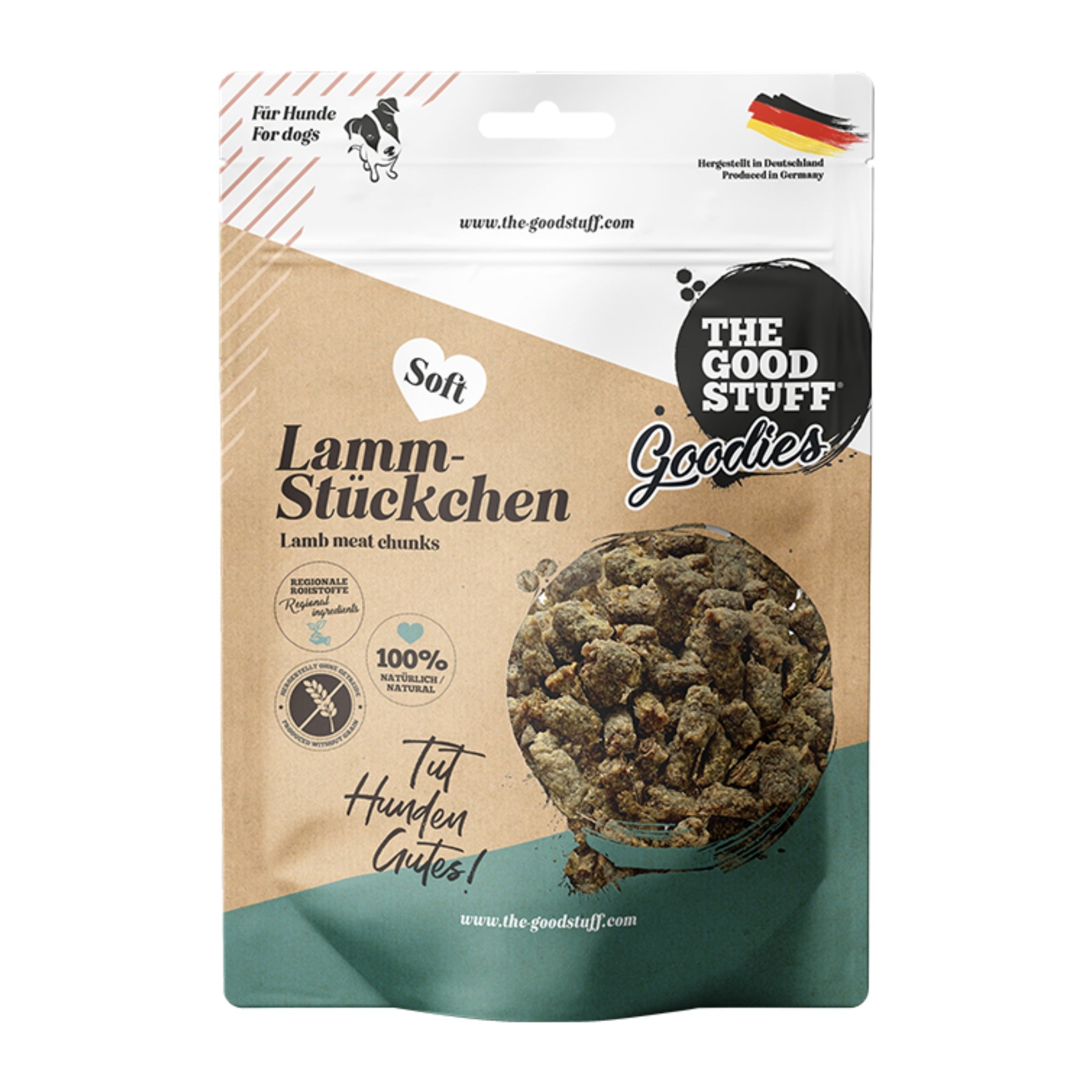 The Goodstuff Goodies Lamm - Stückchen Soft, Hundesnack - Woofshack