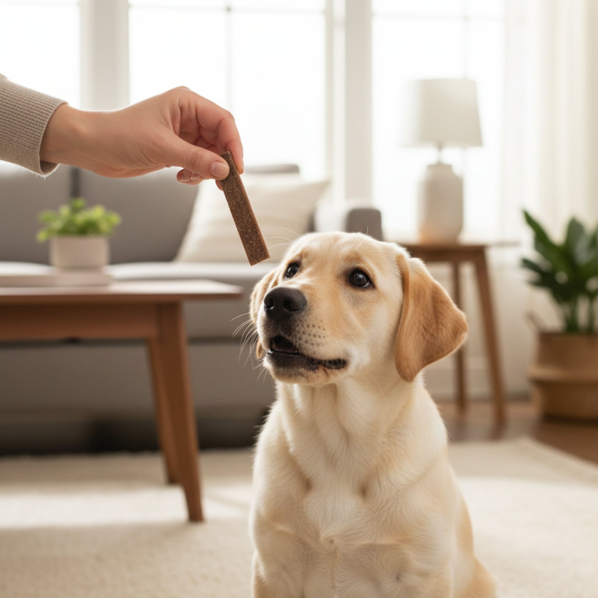 The Goodstuff Goodies Rinder - Streifen – Premium Hundesnack aus luftgetrocknetem Rindfleisch, getreidefrei & schonend über Buchenholz geräuchert für gesunde Belohnung - Woofshack