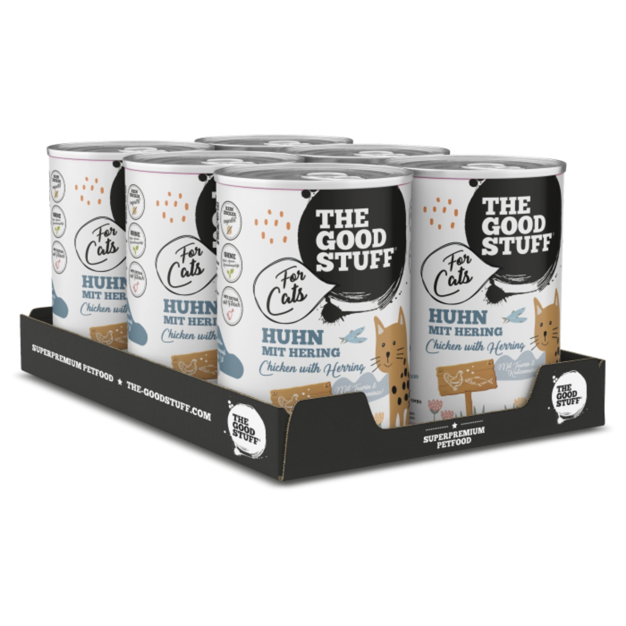 The Goodstuff Huhn mit Hering - Katzen Nassfutter - Woofshack