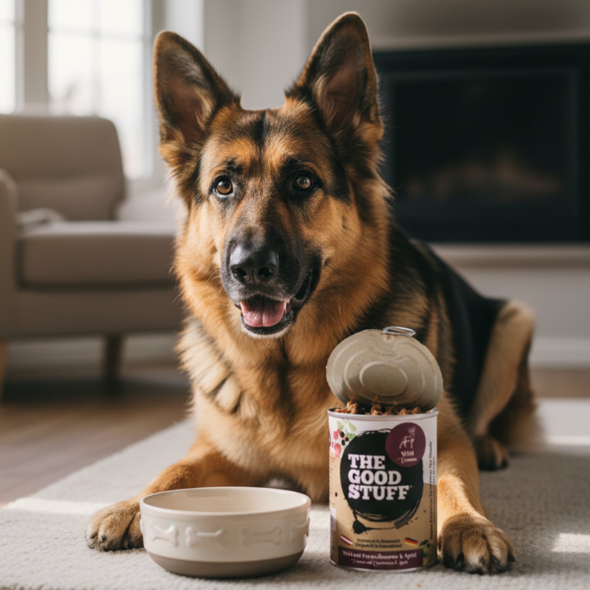 The Goodstuff Hunde Nassfutter Wild mit Preiselbeeren & Apfel – 70% Fleischanteil, getreidefrei, natürlich & gesund für alle Rassen - Woofshack