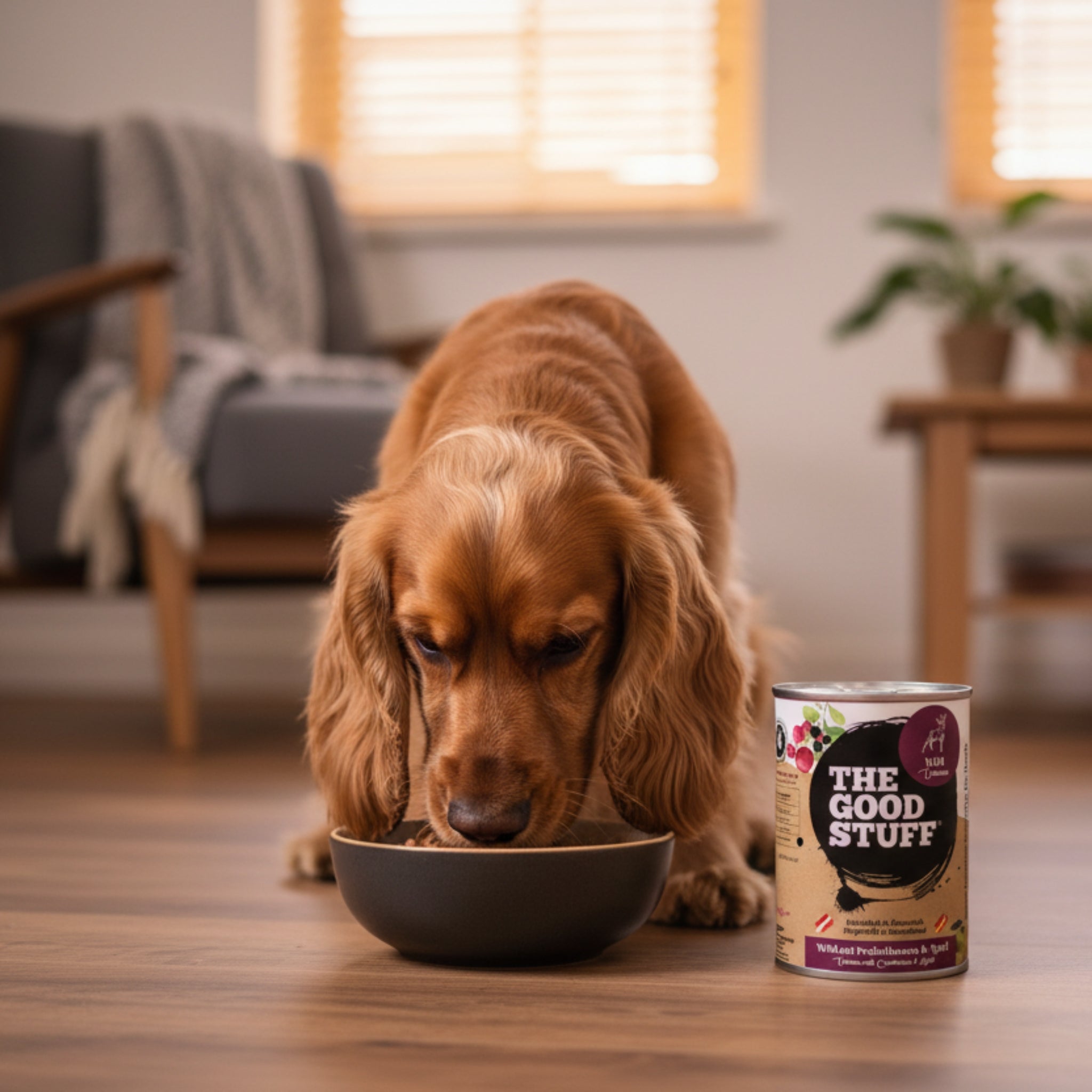 The Goodstuff Hunde Nassfutter Wild mit Preiselbeeren & Apfel – 70% Fleischanteil, getreidefrei, natürlich & gesund für alle Rassen - Woofshack