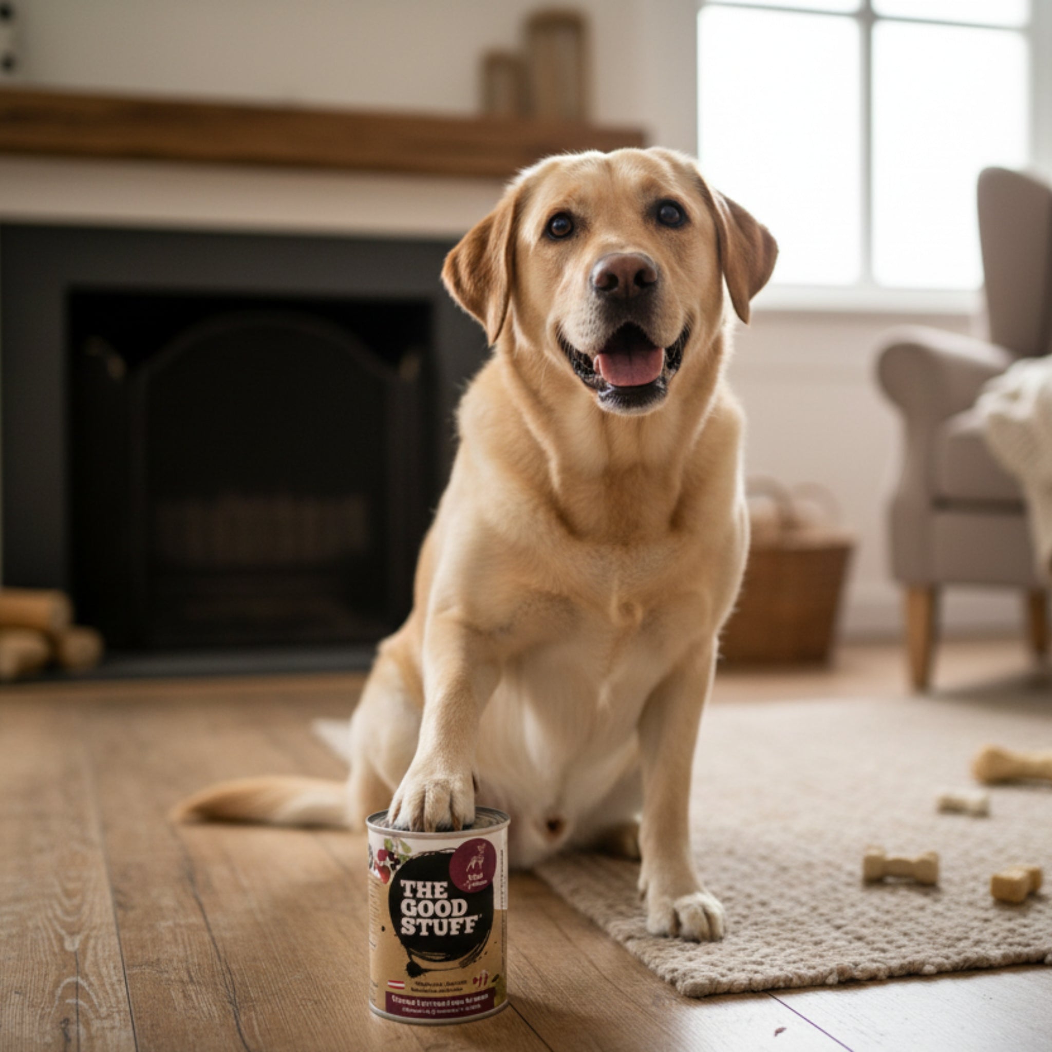 The Goodstuff Hunde Nassfutter Wild mit Preiselbeeren & Apfel – 70% Fleischanteil, getreidefrei, natürlich & gesund für alle Rassen - Woofshack