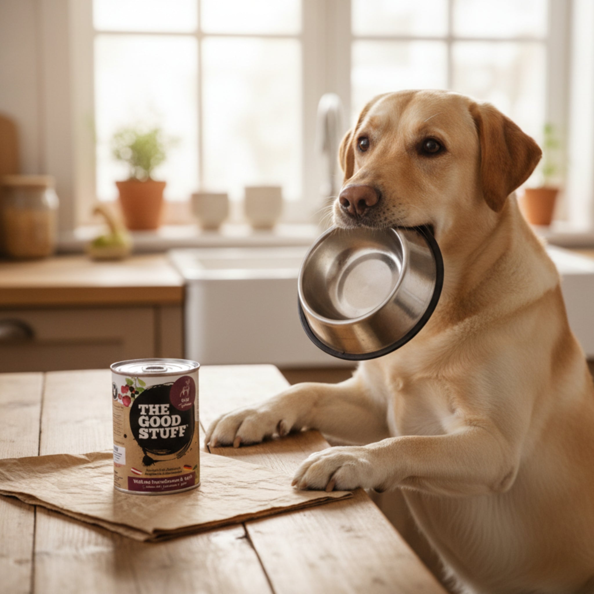 The Goodstuff Hunde Nassfutter Wild mit Preiselbeeren & Apfel – 70% Fleischanteil, getreidefrei, natürlich & gesund für alle Rassen - Woofshack