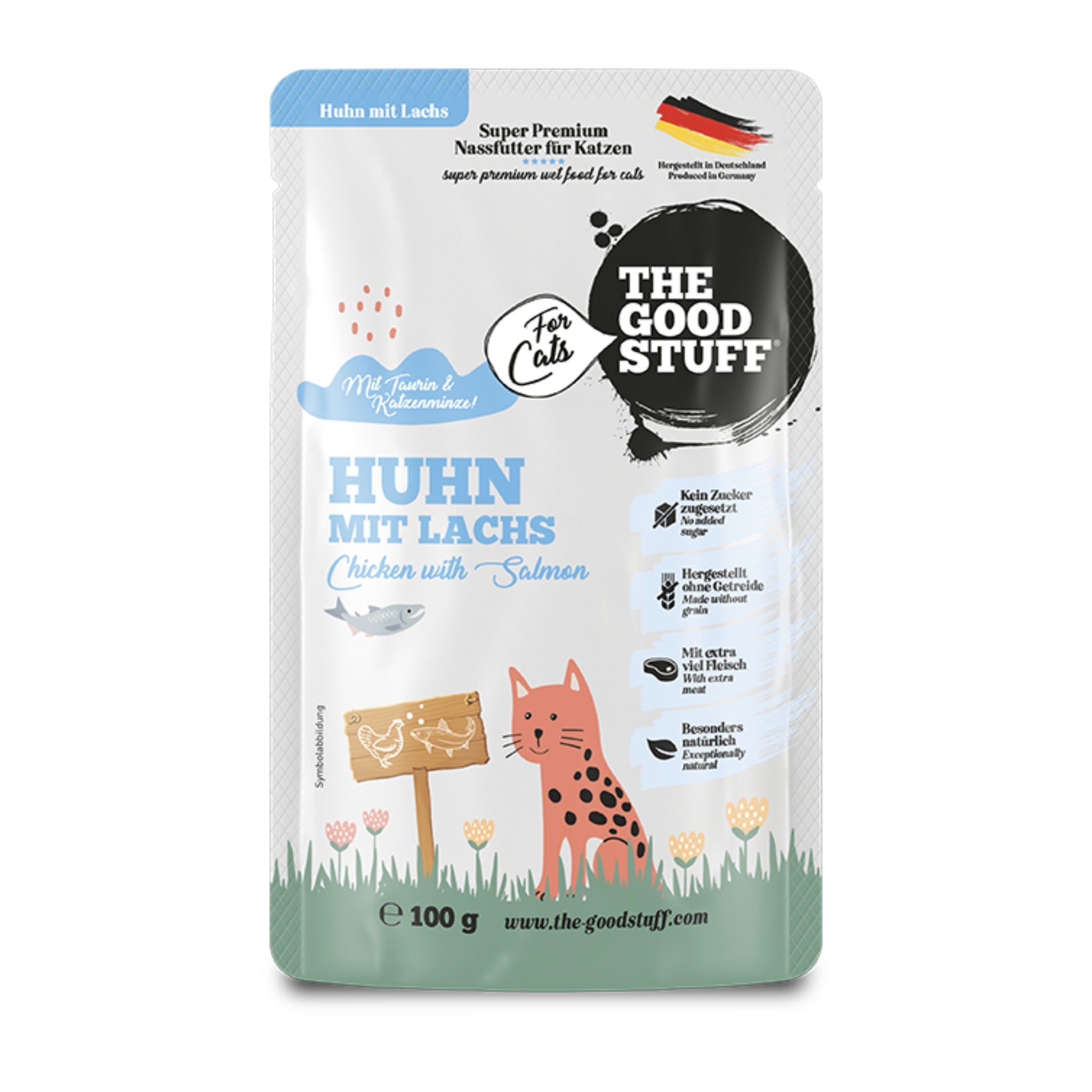 The Goodstuff Pouch Huhn mit Lachs - Katzen Nassfutter - Woofshack