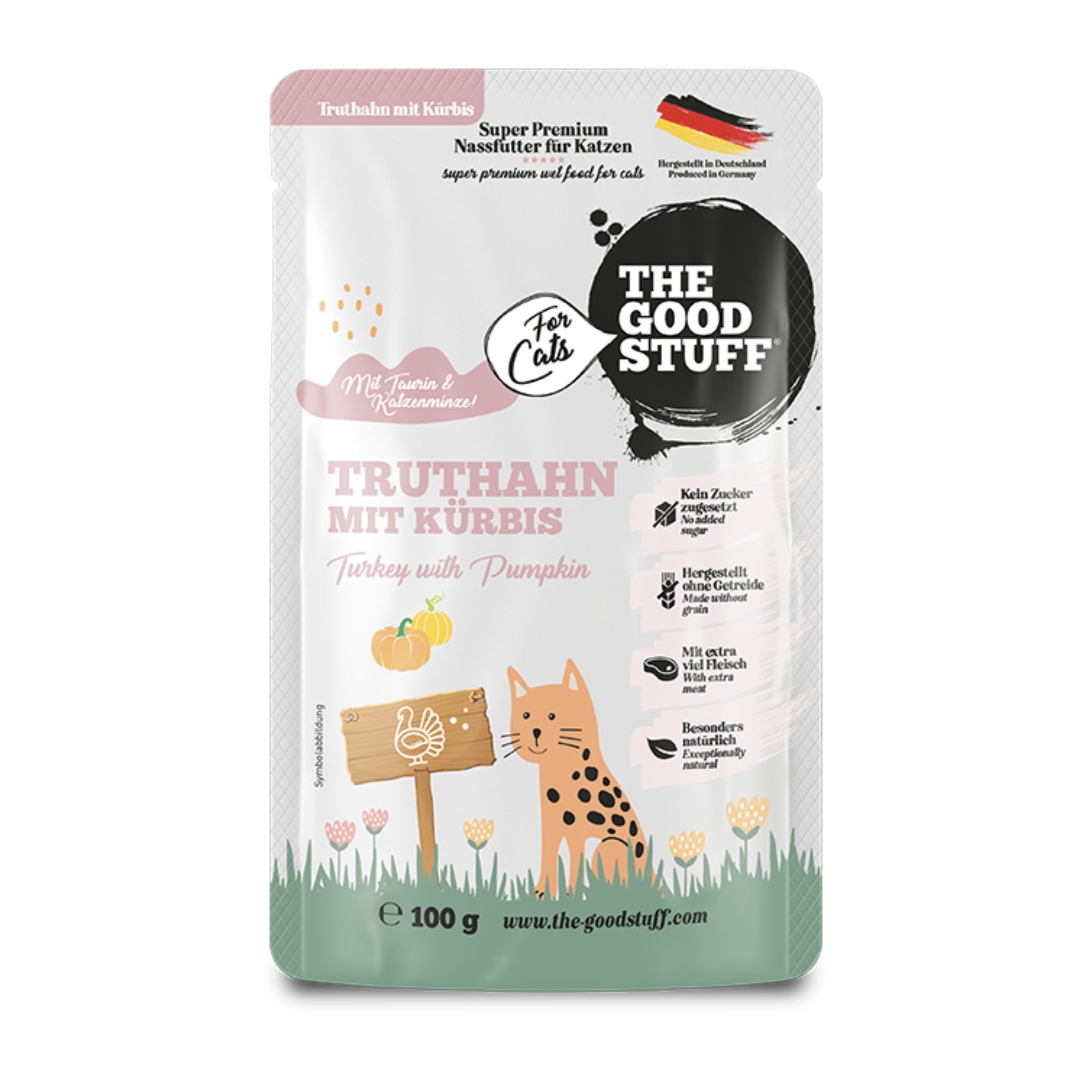 The Goodstuff Pouch Truthahn mit Kürbis - Katzen Nassfutter - Woofshack
