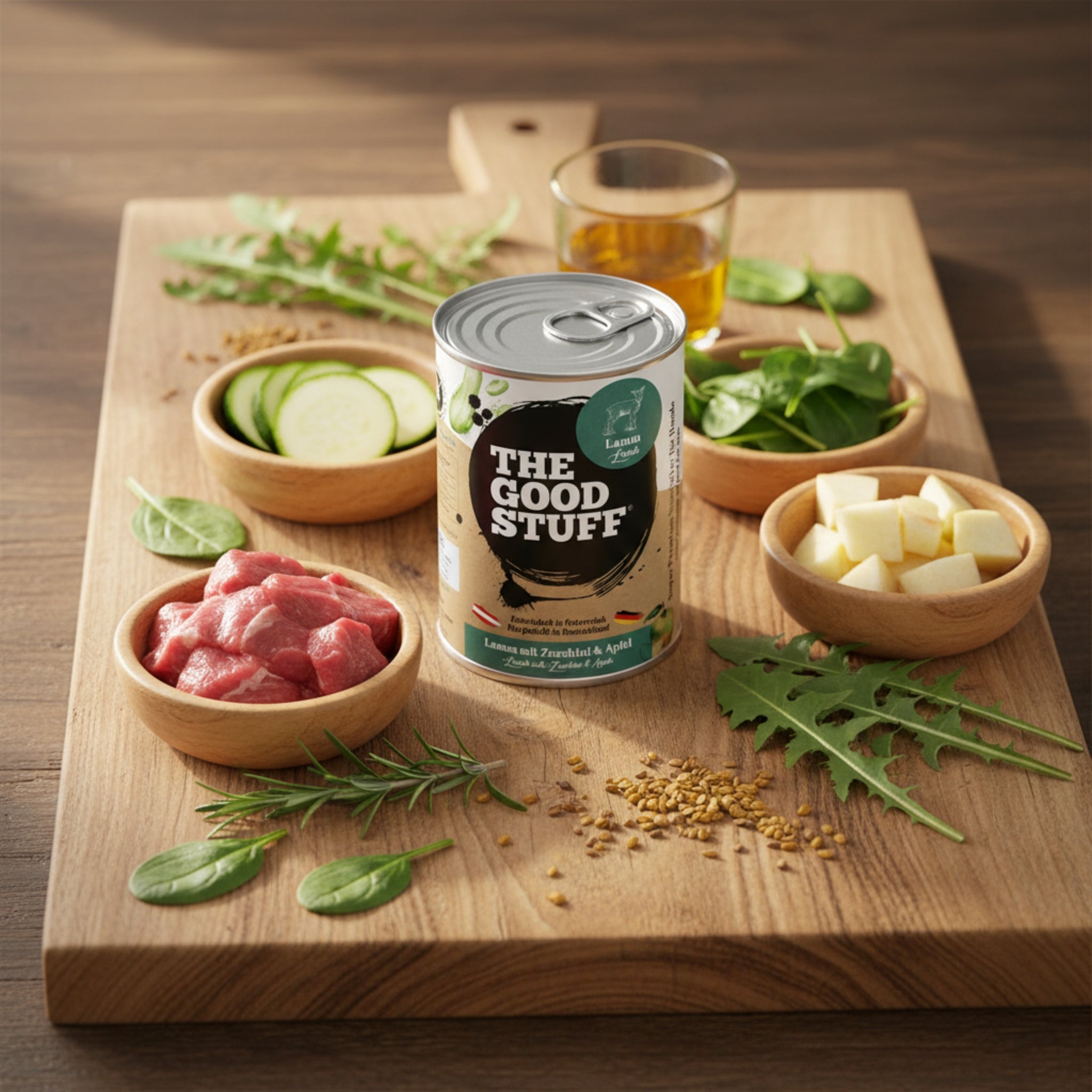 The Goodstuff Premium Hunde - Nassfutter mit saftigem Lamm – Natürlich, getreidefrei & leicht verdaulich - Woofshack