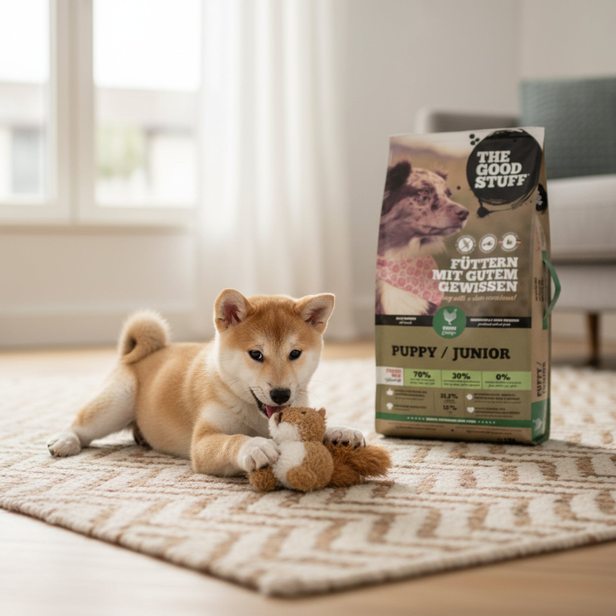 The Goodstuff Puppy/Junior Trockenfutter Huhn – Getreidefrei - Woofshack