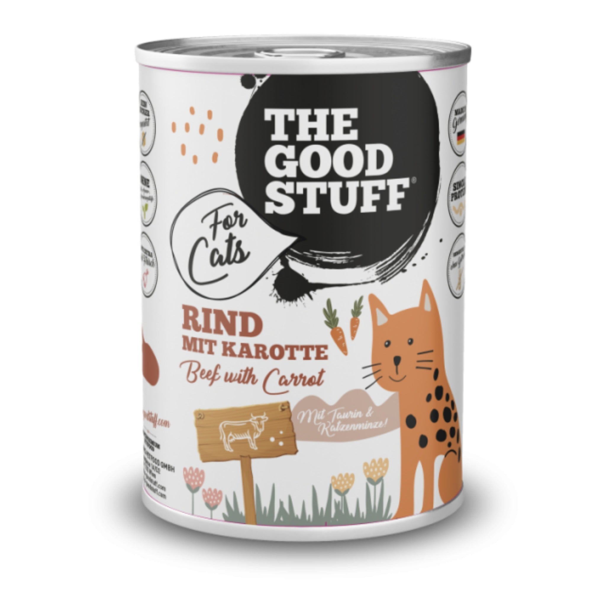 The Goodstuff Rind mit Karotte - Katzen Nassfutter - Woofshack